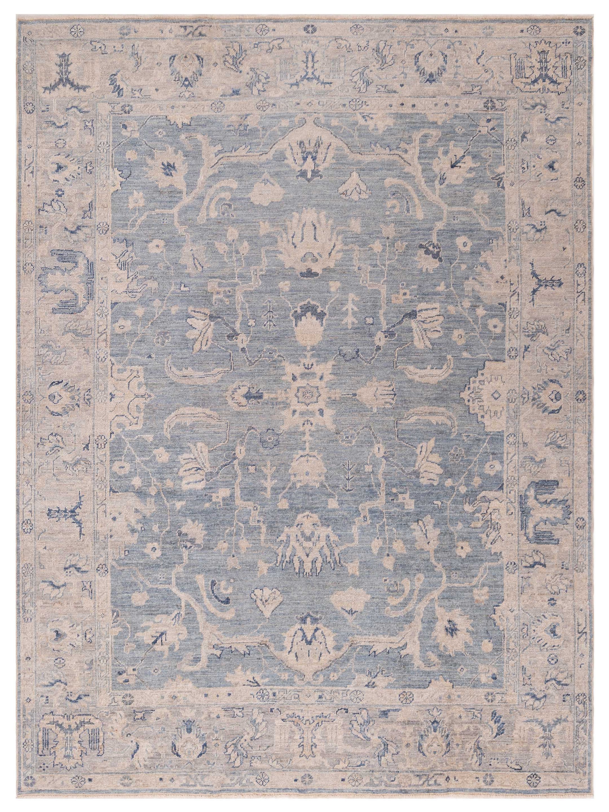 Anadol Angora Oushak  Blue Gray Traditional