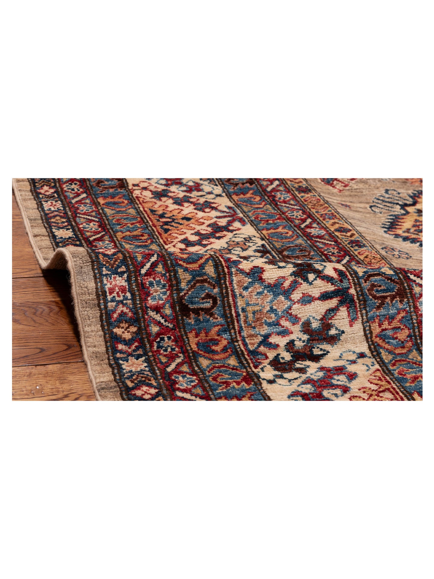 Artisan Kazak 151746 Beige Ivory 8.9x12.3 Hand Knotted Rug