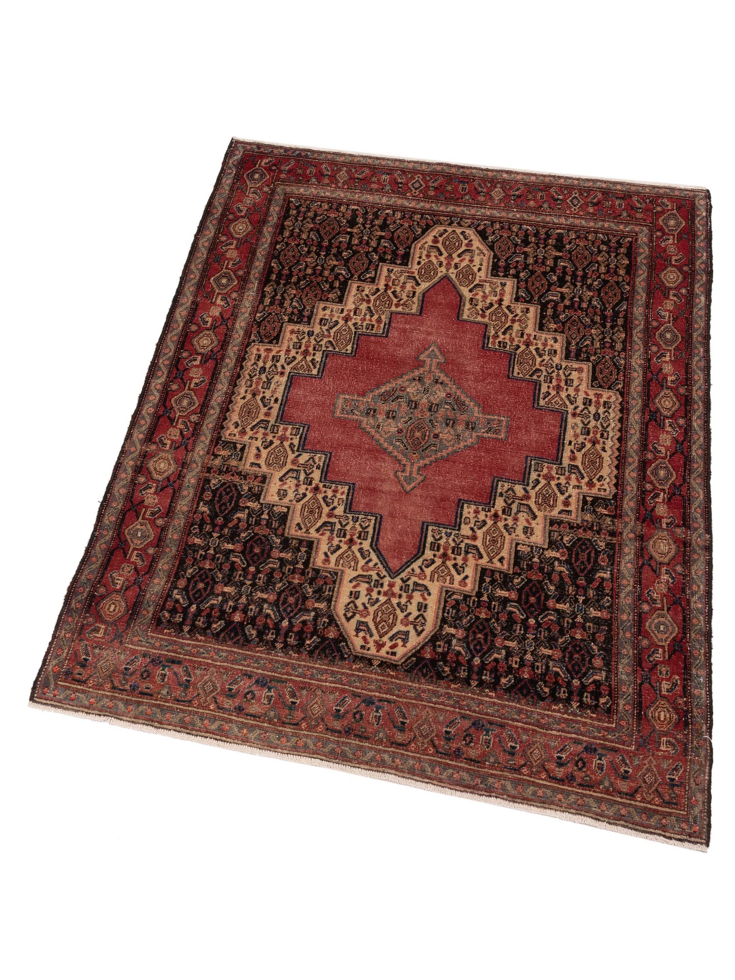 Persian 147667 Rust Rust 3.11x5.5 Hand Knotted Rug