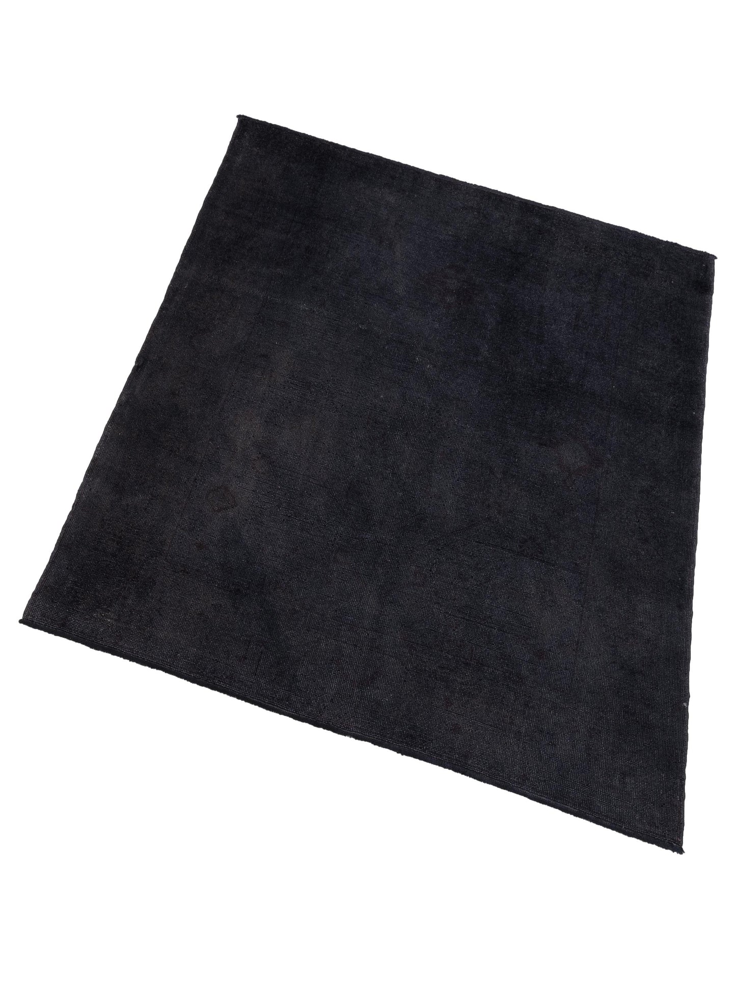 Vintage 108912 Charcoal 7x8.1 Hand Knotted Rug