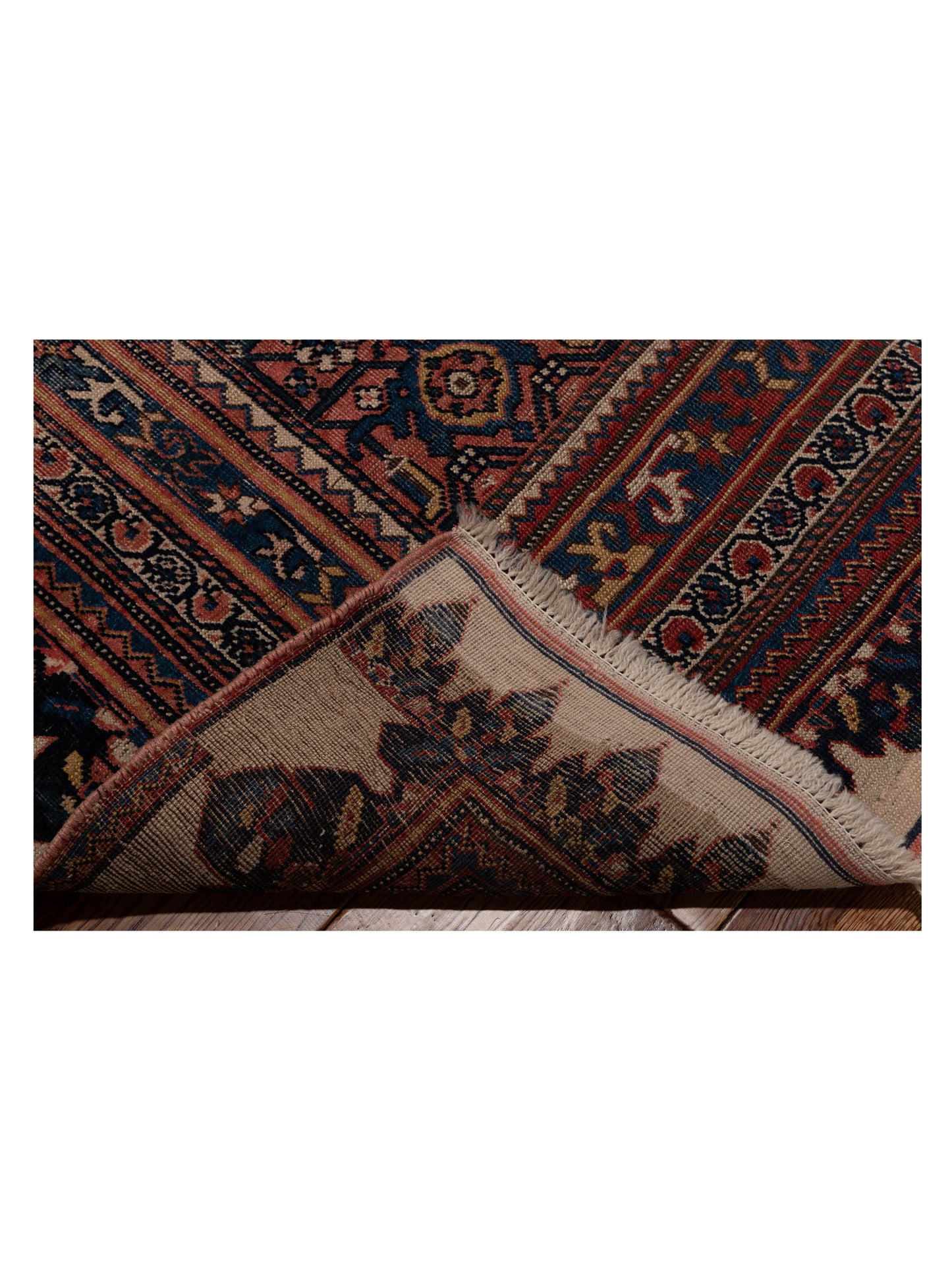 Persian Antique 77414 Navy Pink 10.8x17.10 Hand Knotted Rugs