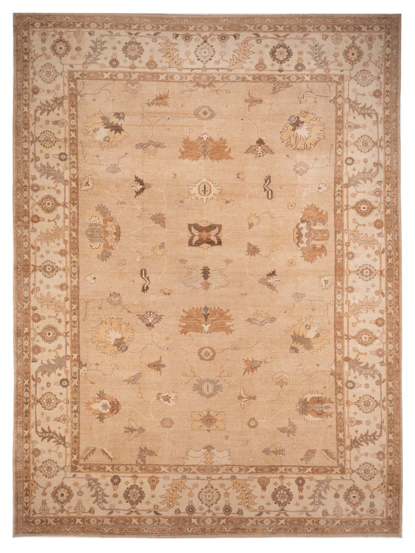 Anadol Angora Oushak  Cream Ivory Traditional