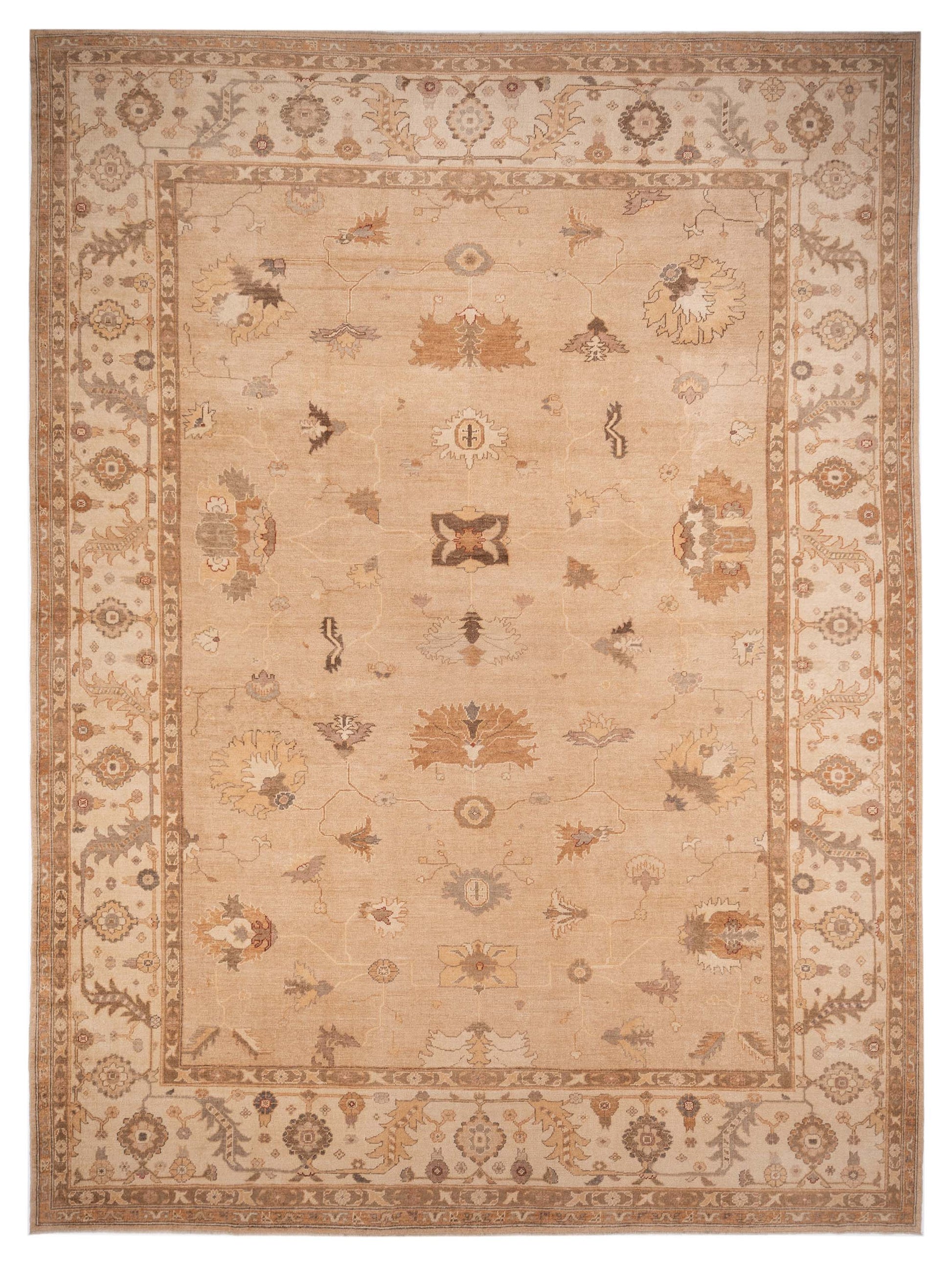 Anadol Angora Oushak  Cream Ivory Traditional