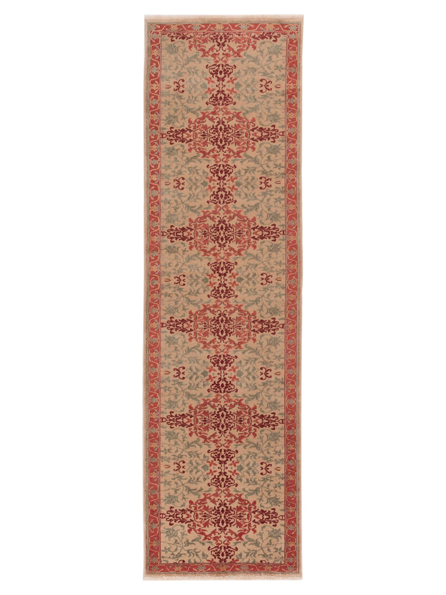 Pasha Antique Loom  Beige Rust Transitional