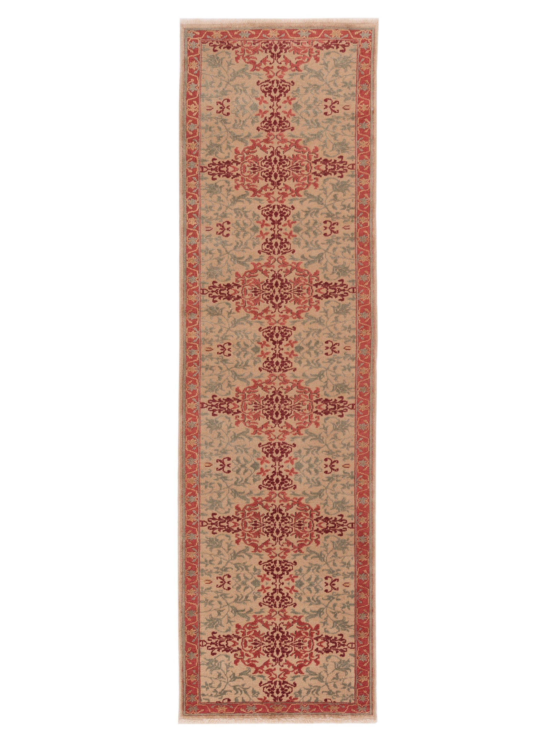 Pasha Antique Loom  Beige Rust Transitional