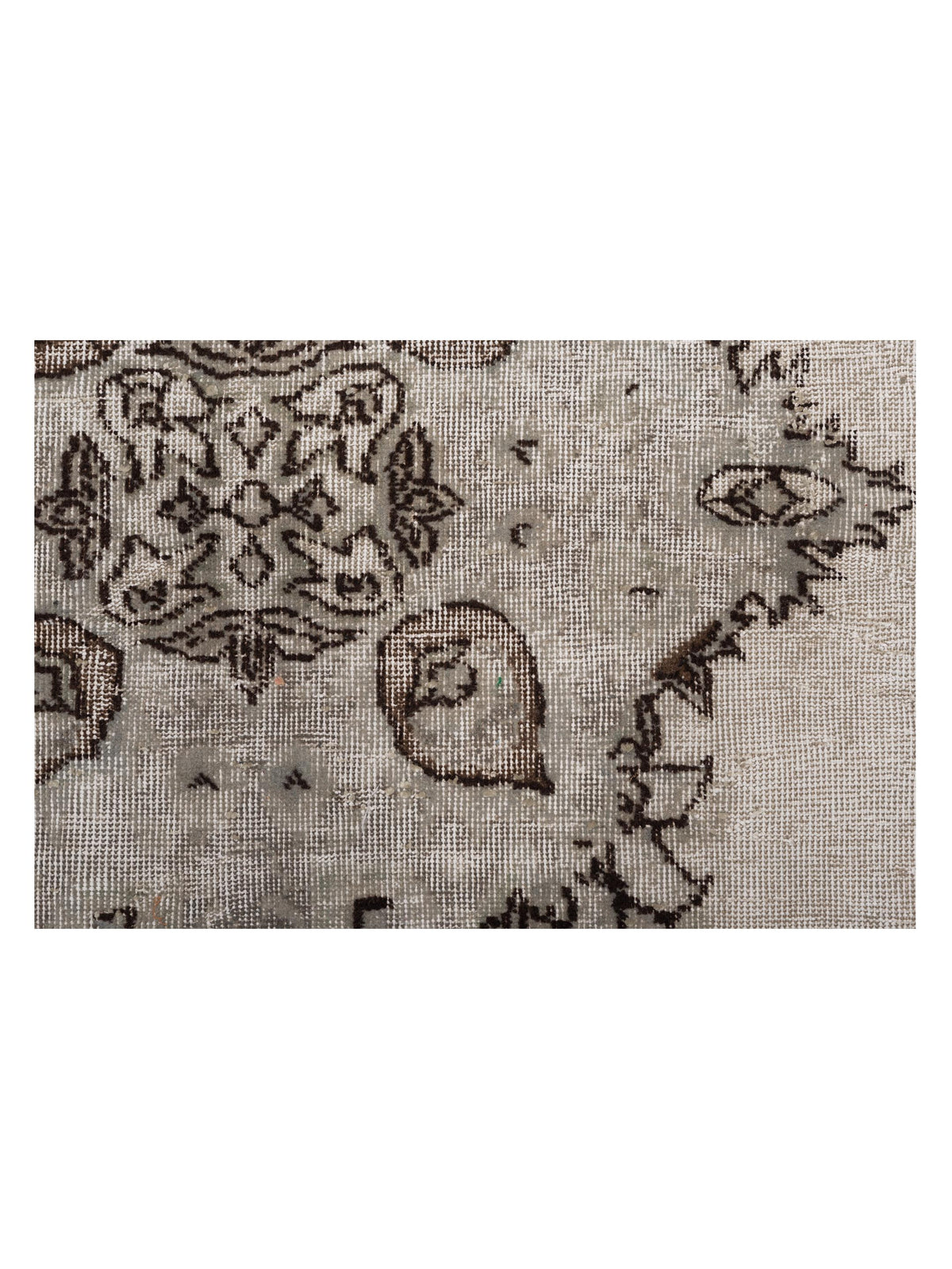 Vintage 122699 Silver 7.9x10.6 Hand Knotted Rug