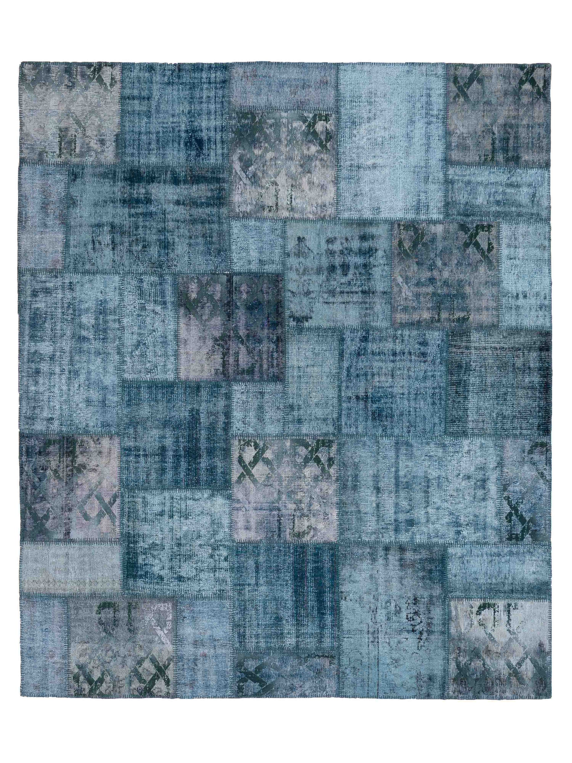 Pasha Turkish Vestige Patchwork  Green  Contemporary