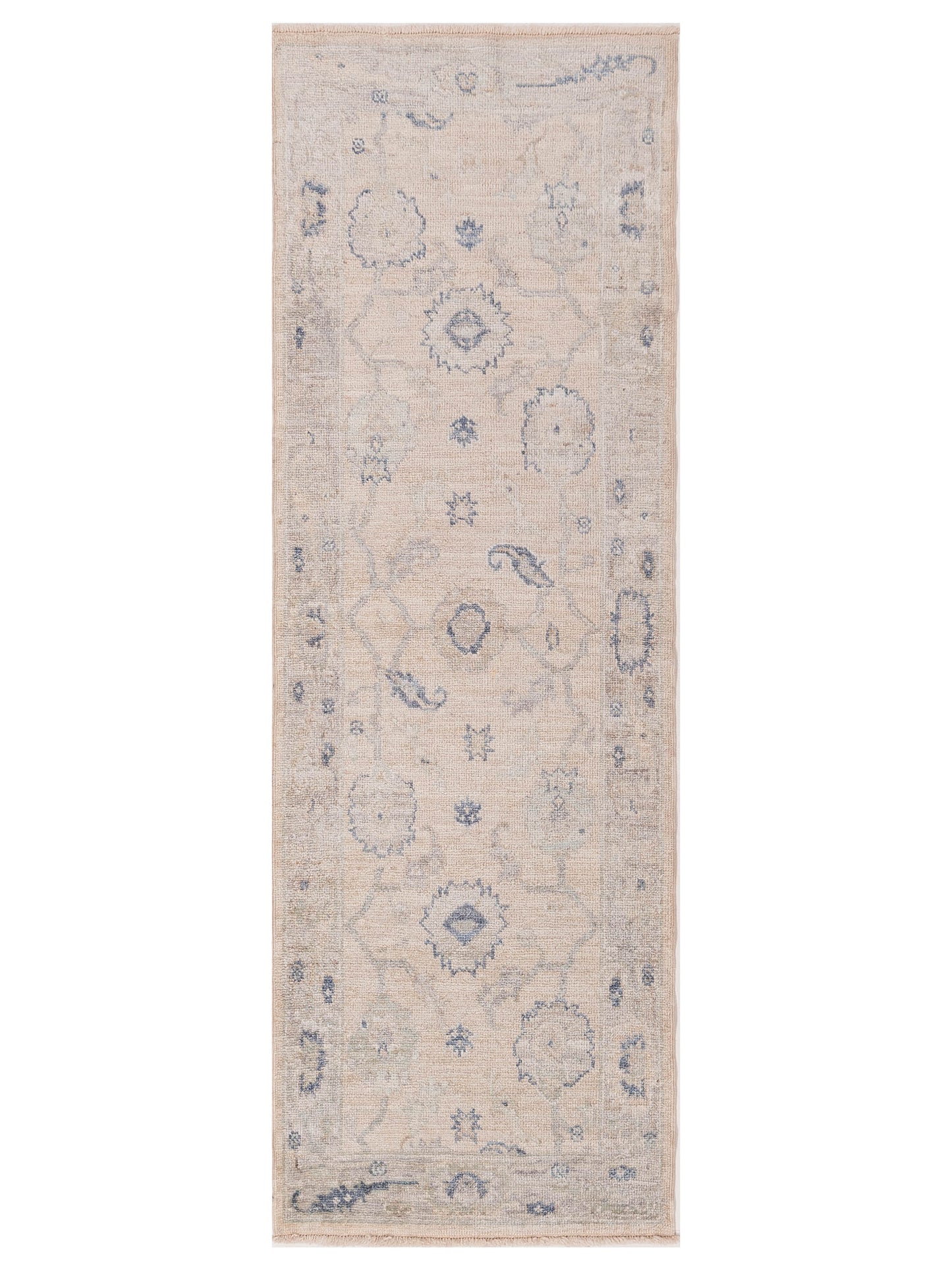 Anadol Angora Oushak  Ivory Brown Traditional
