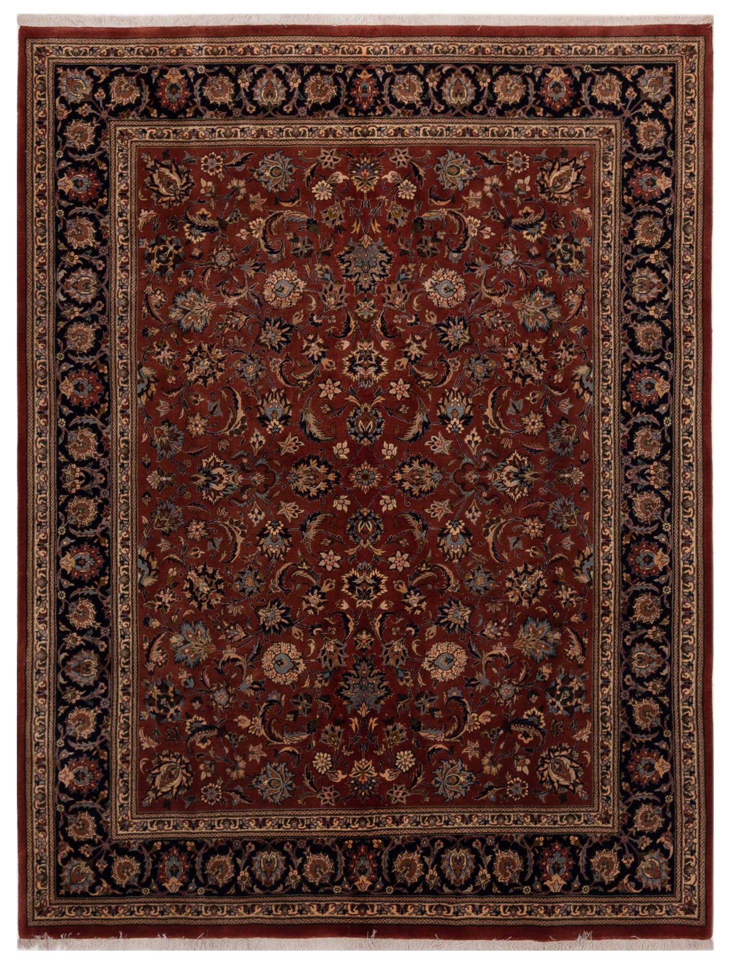 Pasha Magnolia  Rust Black Traditional