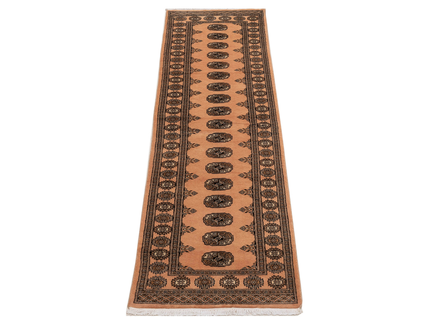 Bokhara 153444 Beige Beige 2.7x10 Hand Knotted Rug