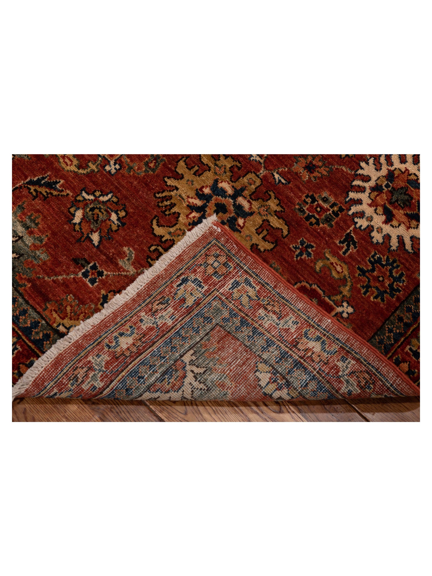 Akcha 121882 Red Red 2.9x9.11 Hand Knotted Rug