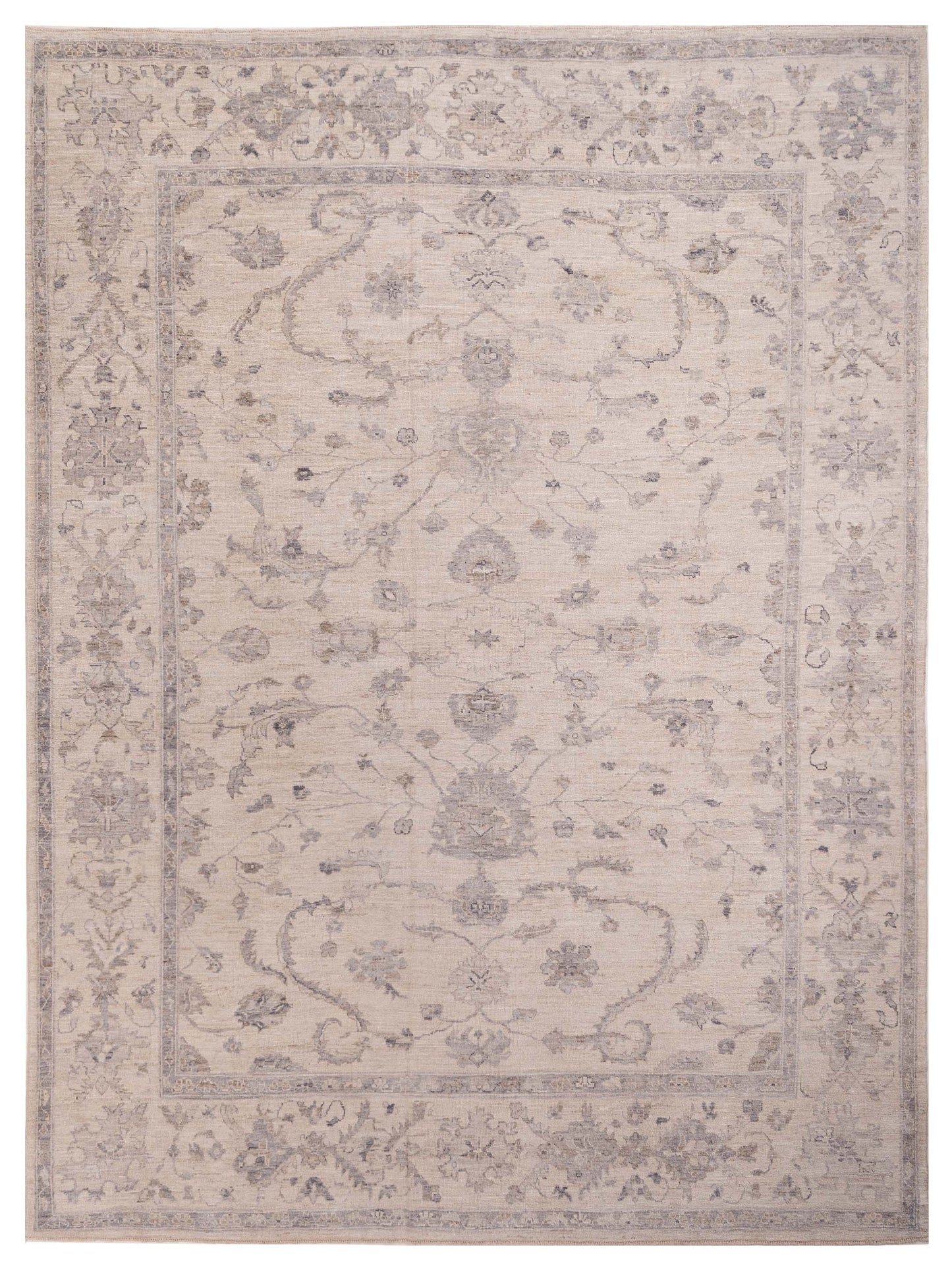 Anadol Angora Oushak  Ivory Ivory Traditional