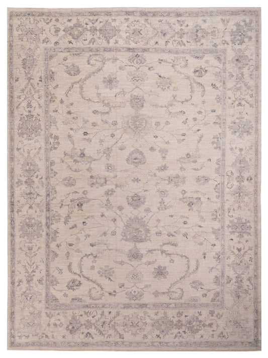 Anadol Angora Oushak  Ivory Ivory Traditional
