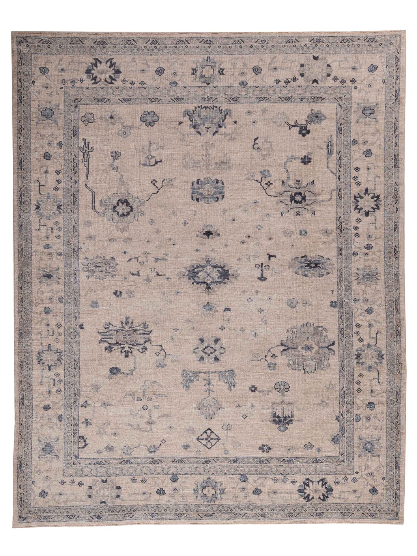Anadol Angora Oushak  Ivory Ivory Traditional