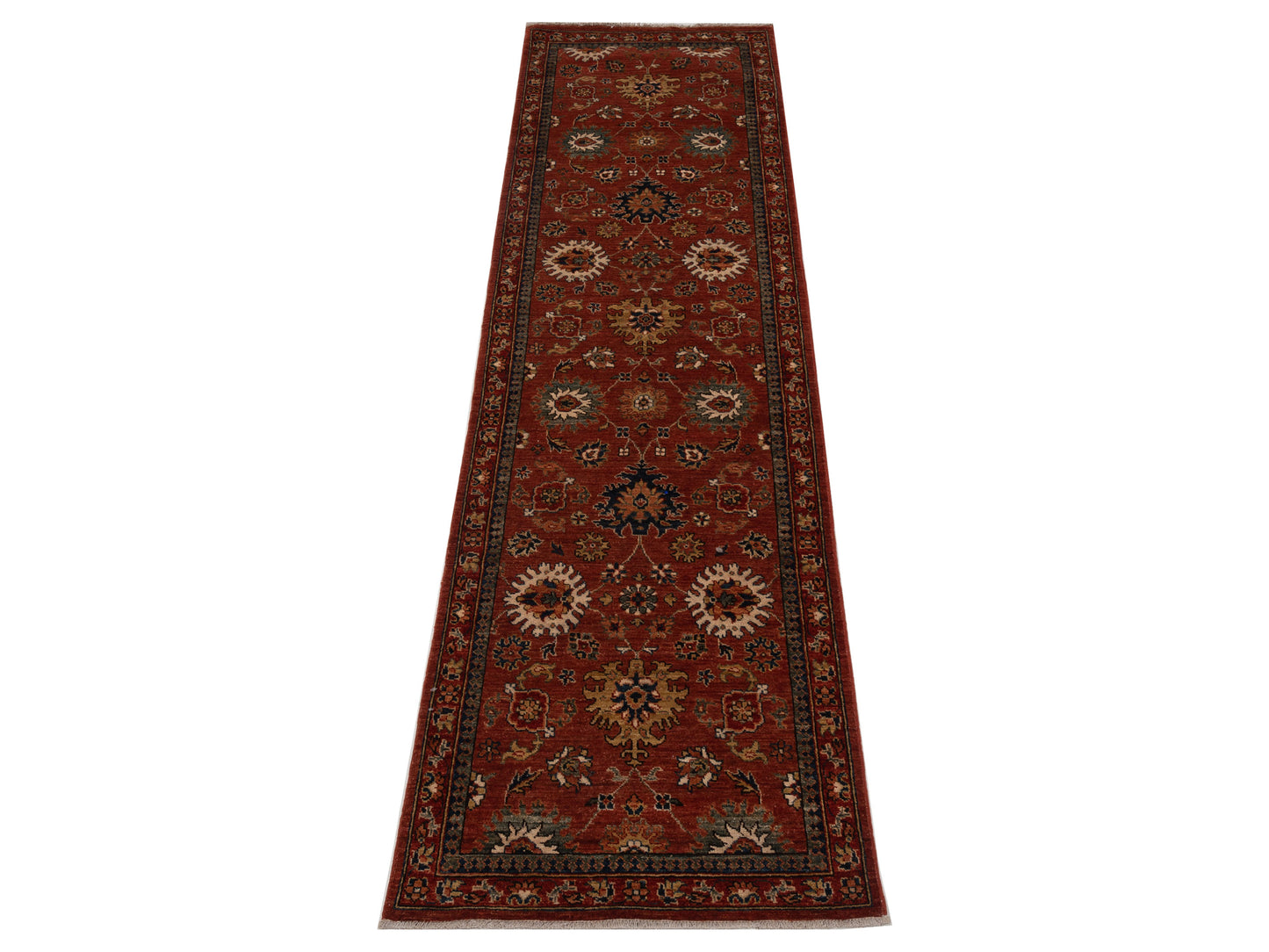 Akcha 121882 Red Red 2.9x9.11 Hand Knotted Rug
