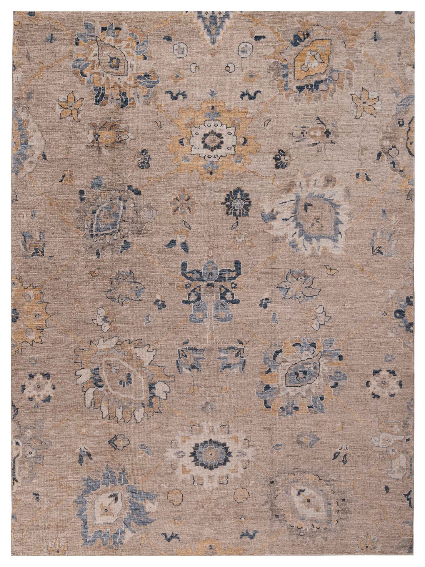 Anadol Angora Oushak  Brown Gold Traditional