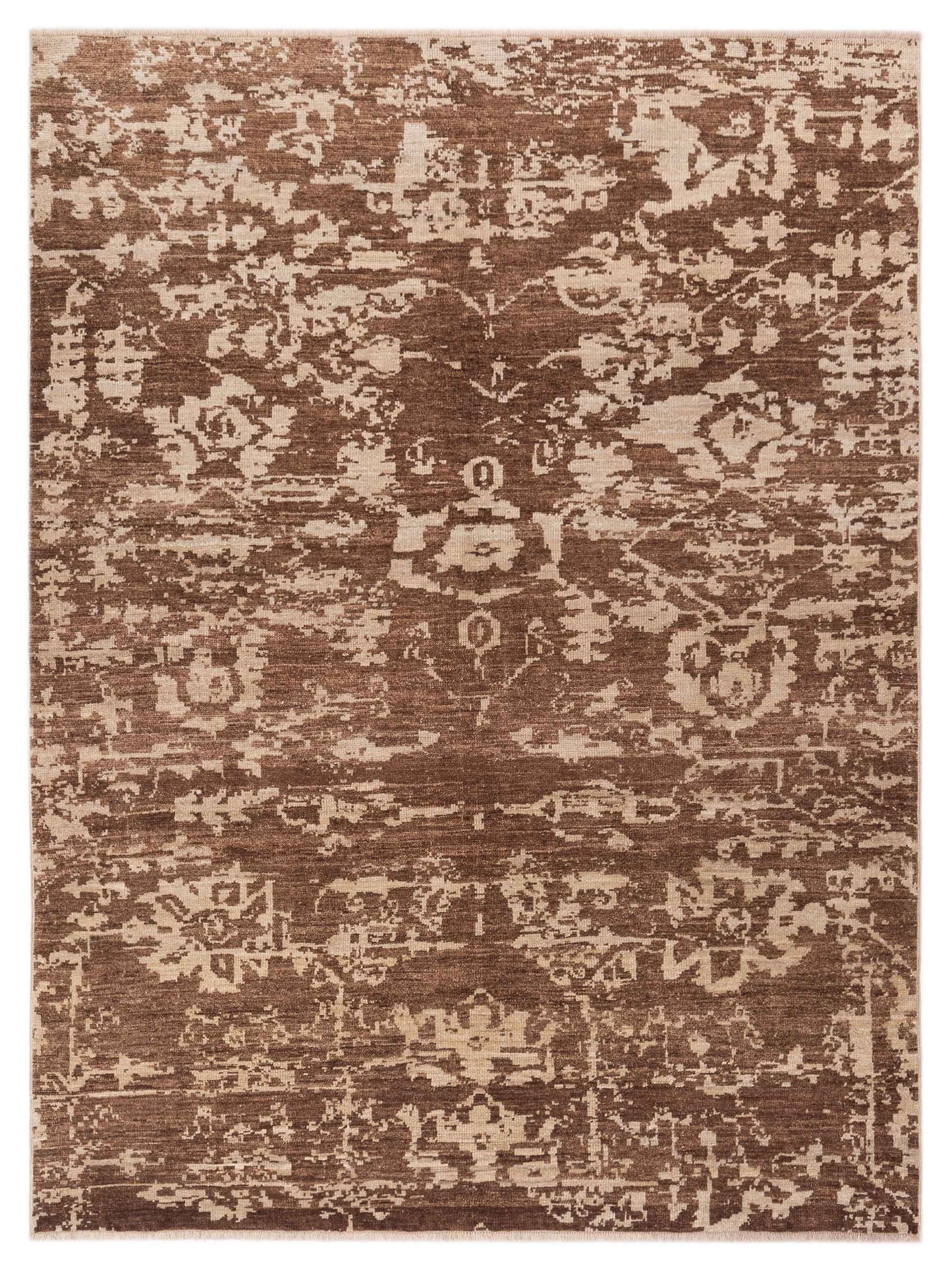 Anadol Angora Oushak  Brown Silver Traditional
