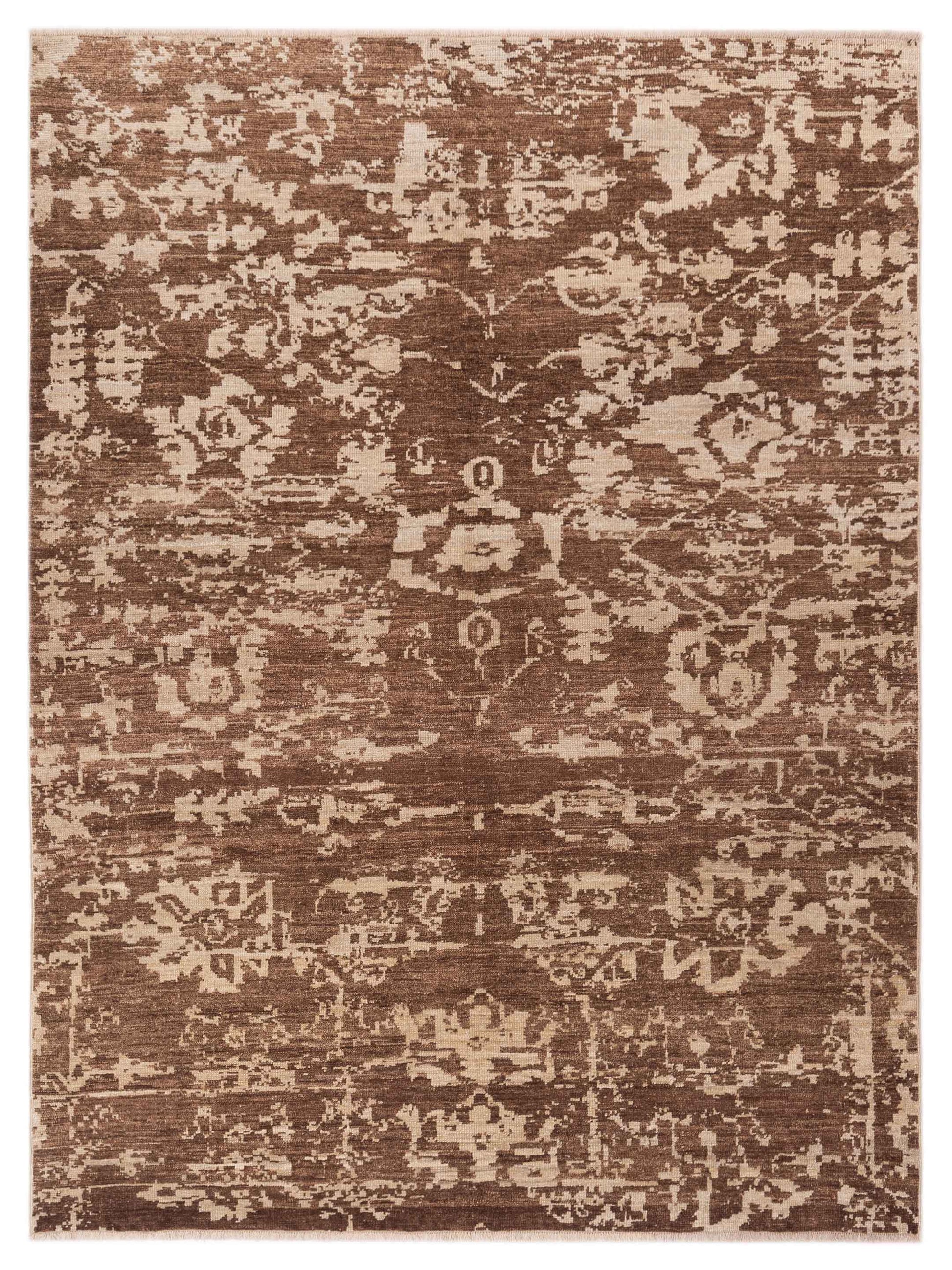 Anadol Angora Oushak  Brown Silver Traditional