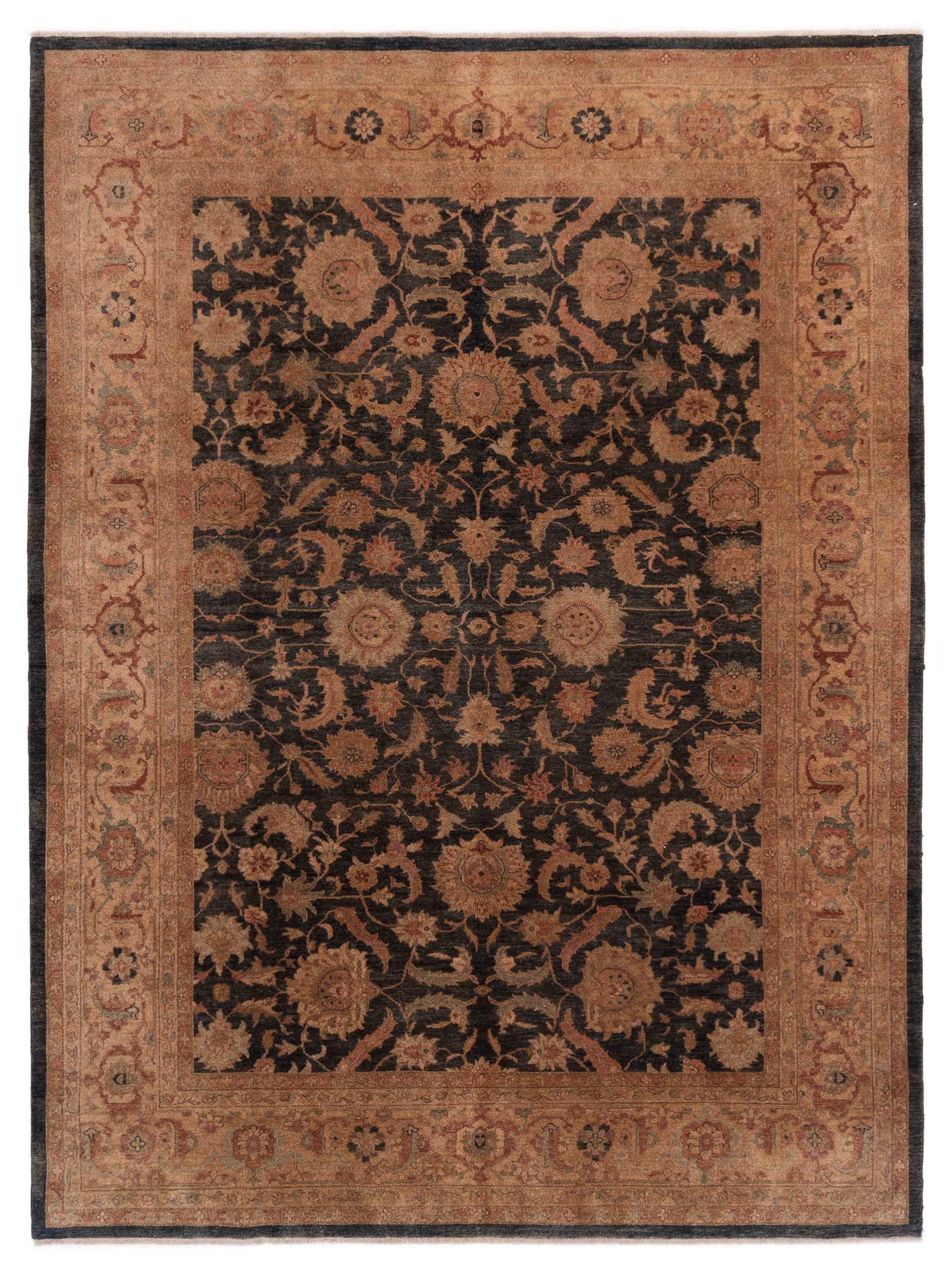 Rajpur Ghazani  Charcoal Gold Traditional