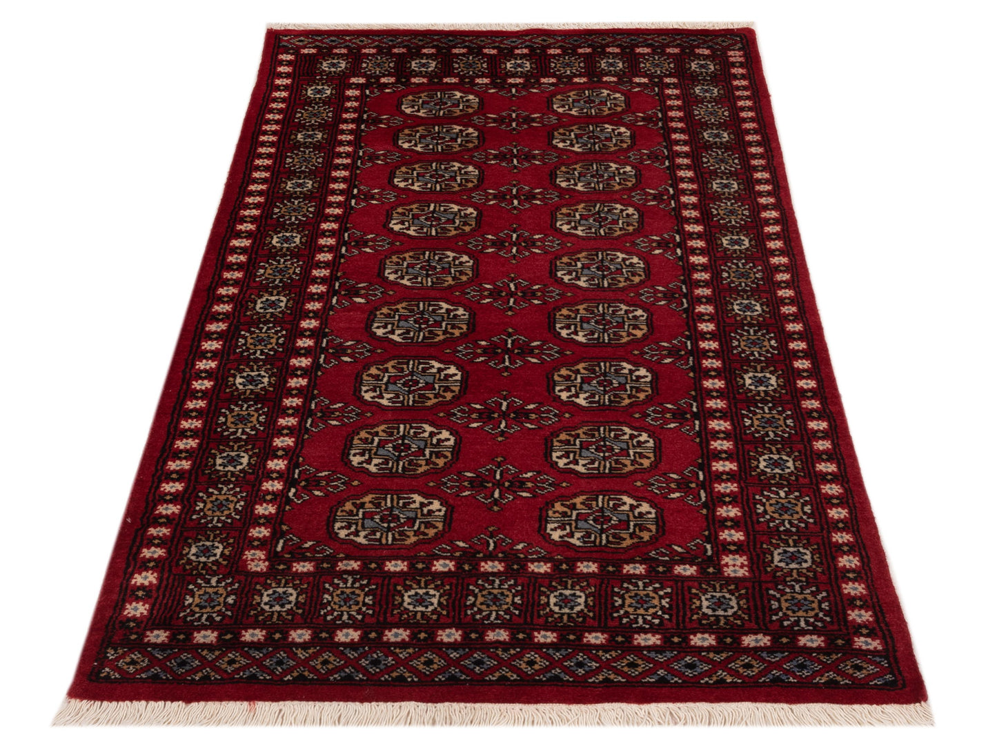 Bokhara 145575 Red Red 3.1x5.1 Hand Knotted Rug