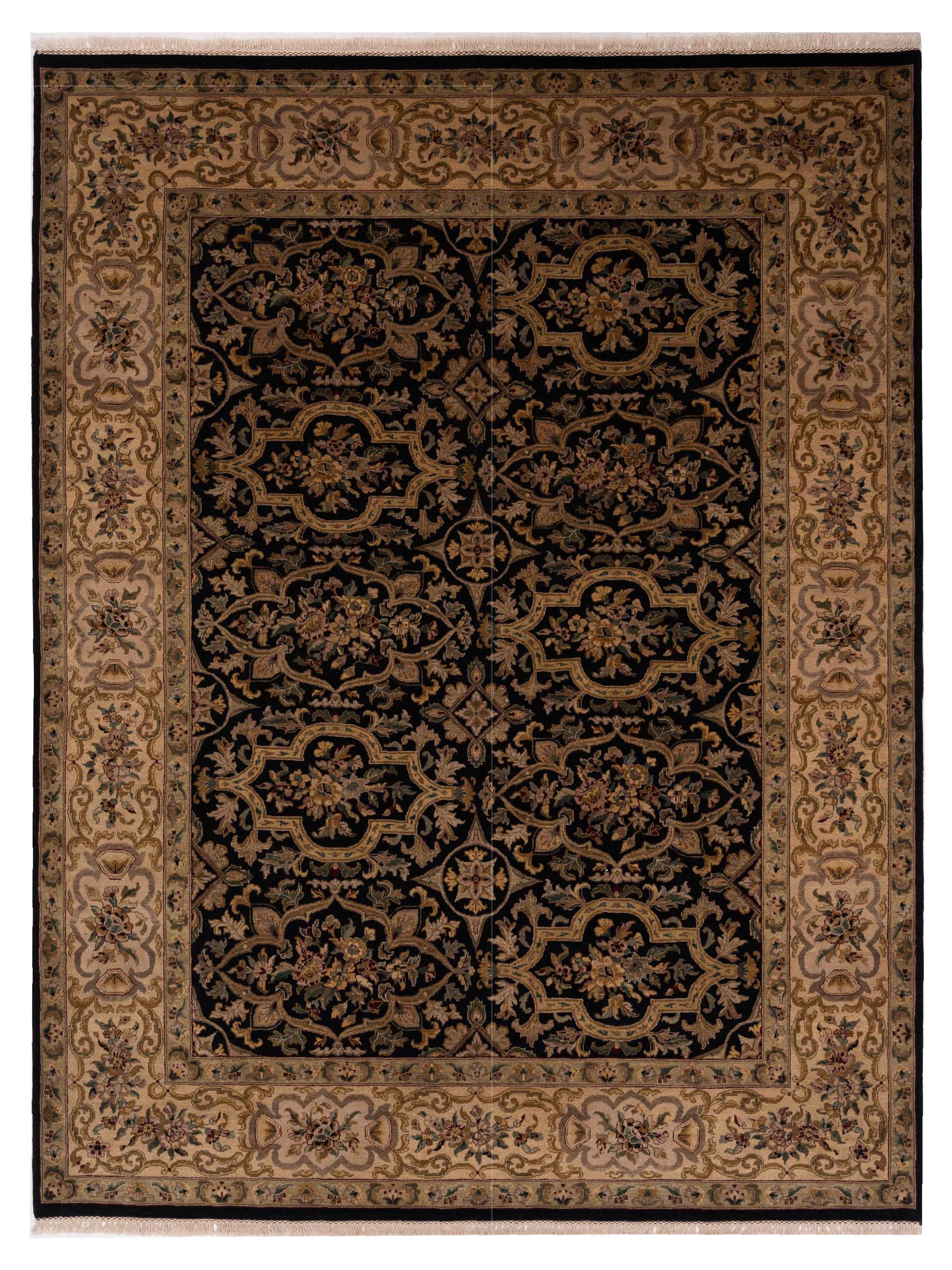 Rajpur Jahan  Black Beige Traditional