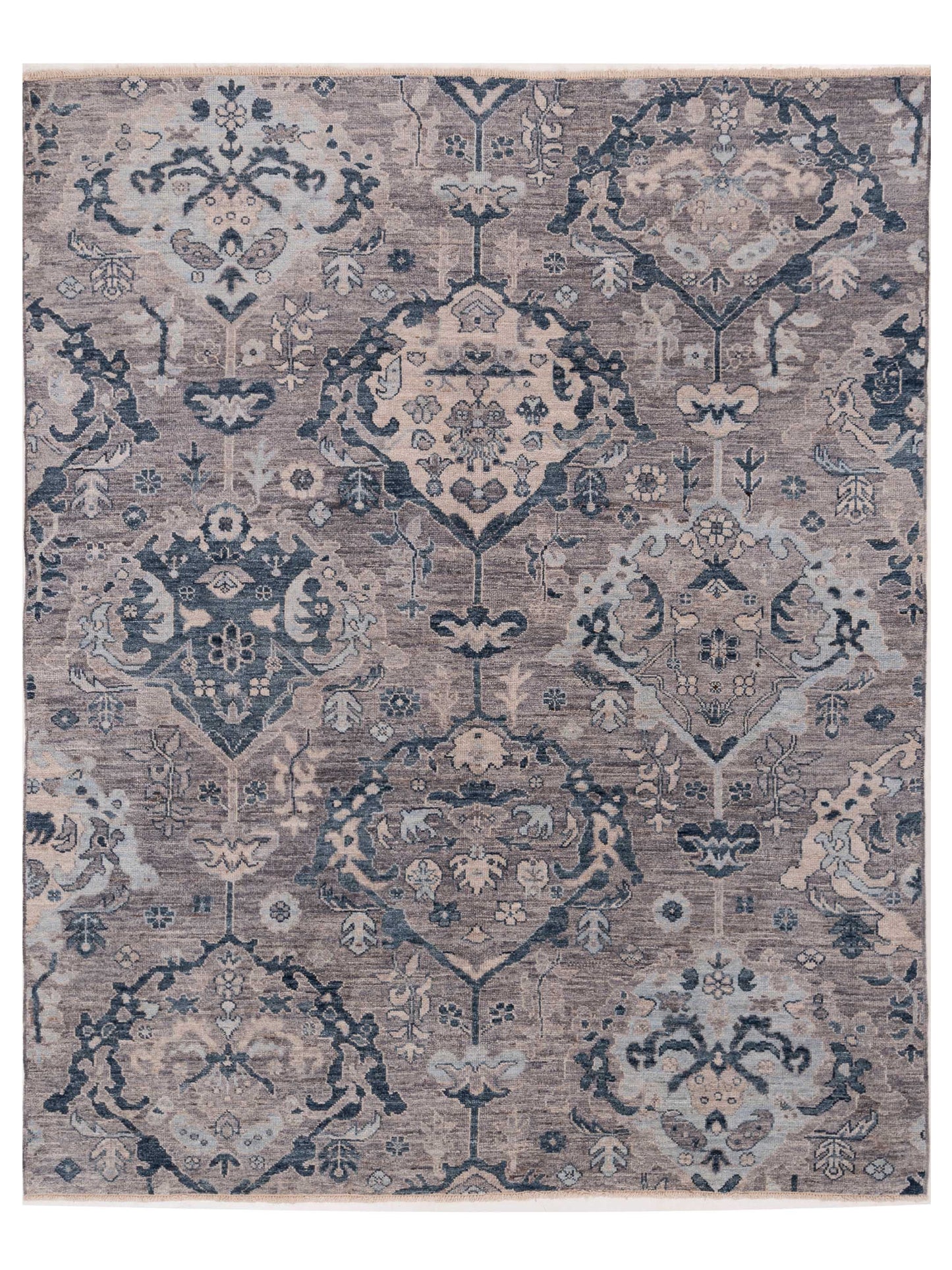 Anadol Angora Oushak  Gray Blue Traditional