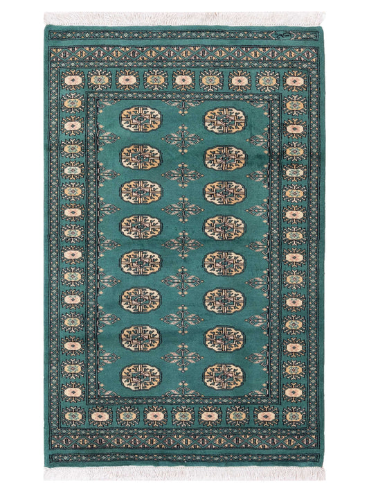 Nomad Bokhara  Green  Traditional