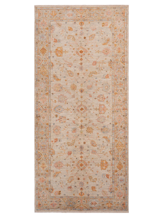 Anadol Angora Oushak  Ivory Silver Traditional