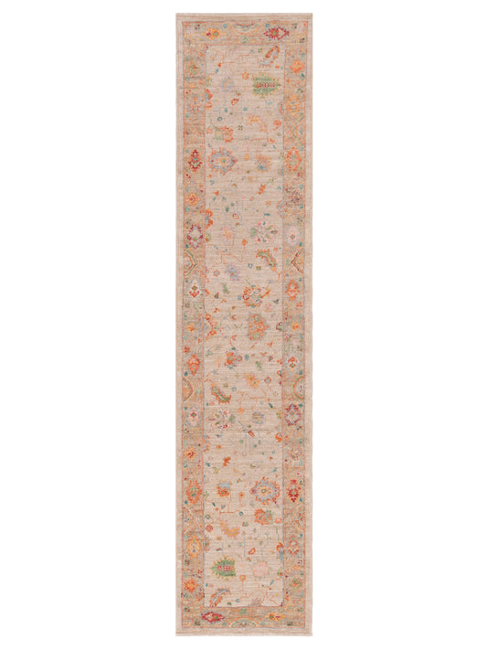 Anadol Angora Oushak  Ivory Silver Traditional