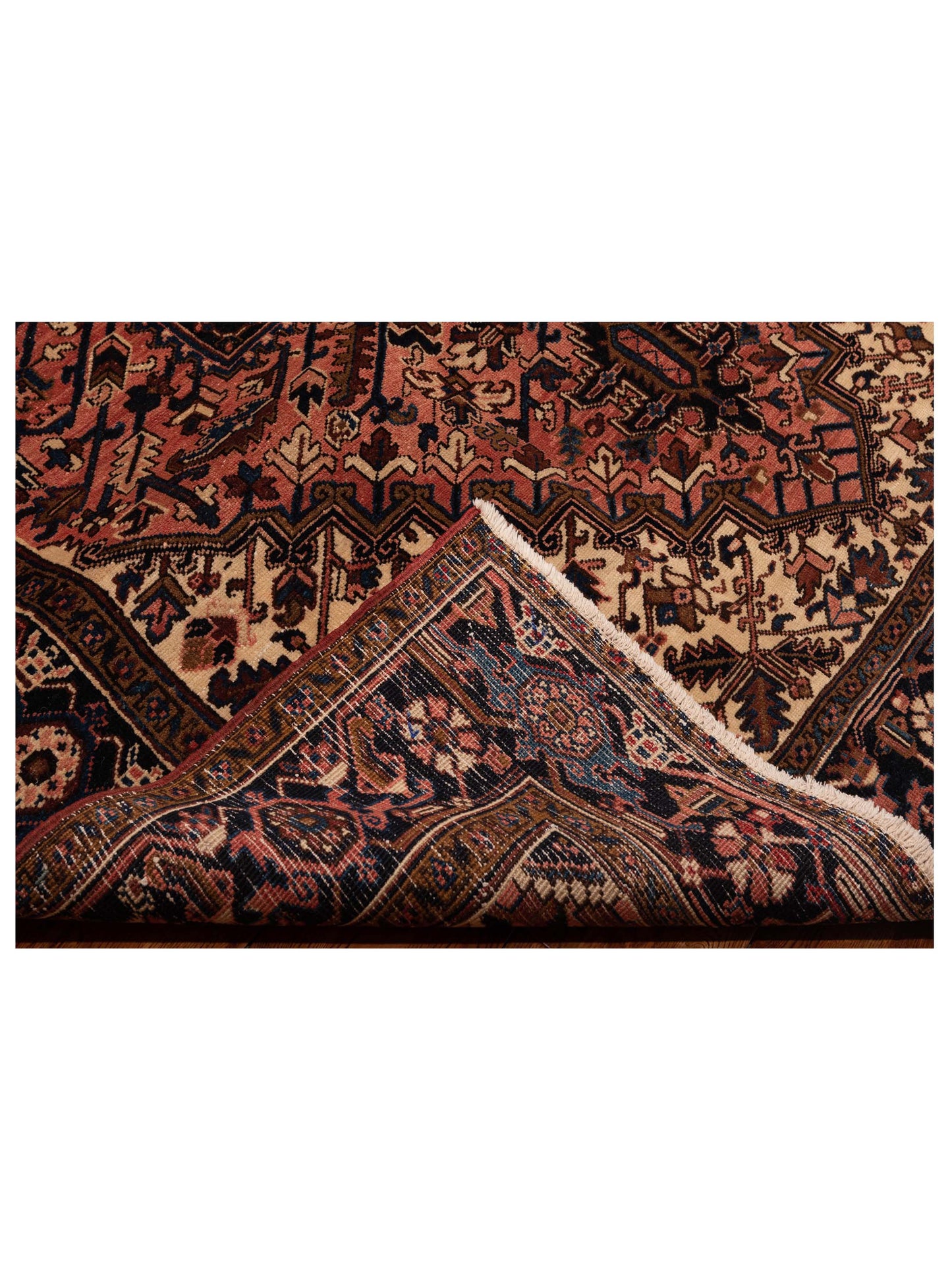 Persian 80577 Brick Brown 7.9x10.6 Hand Knotted Rug