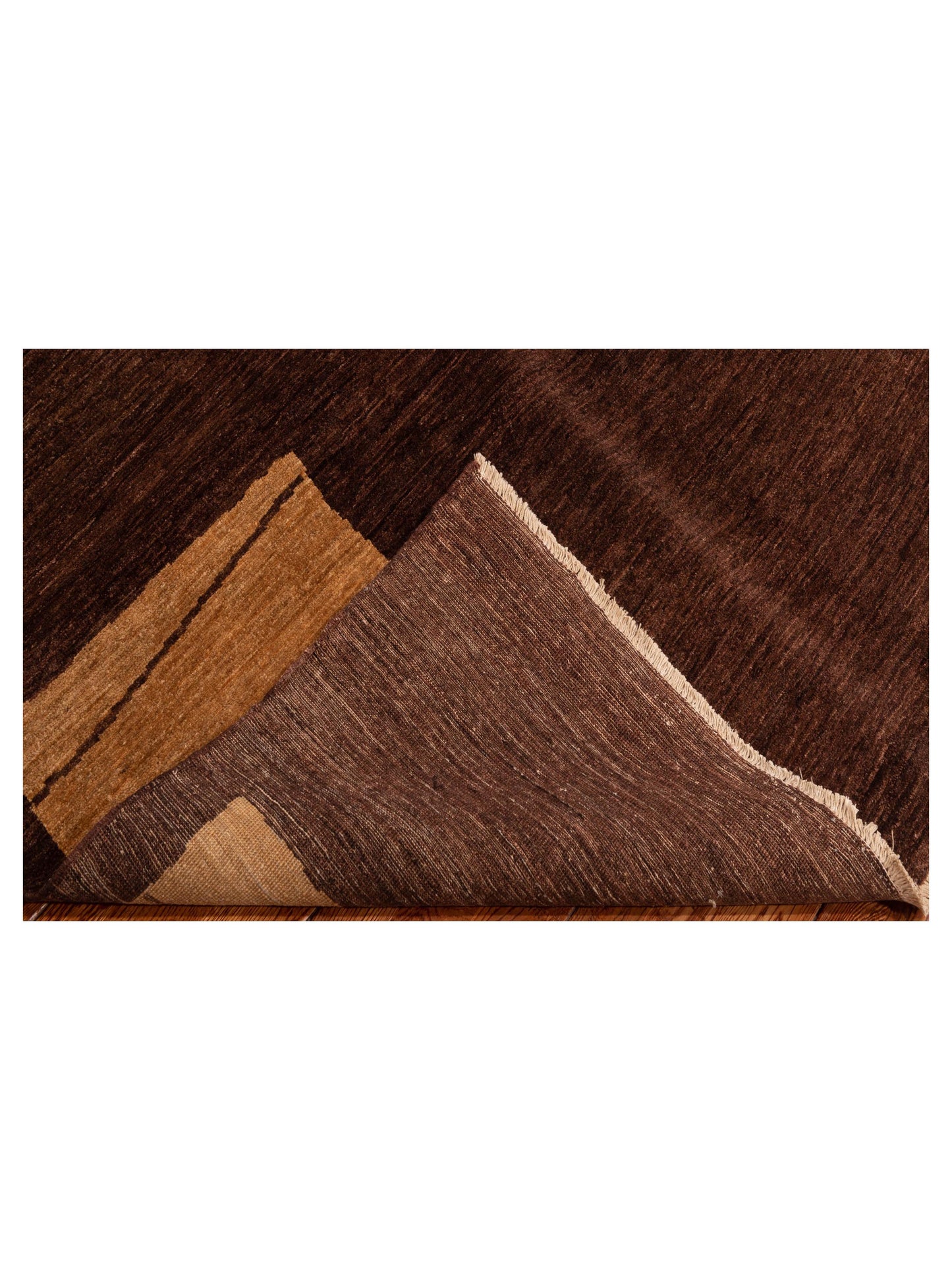 Bahar 92651 Dark Brown Dark Brown 6x8.10 Hand Knotted Rug