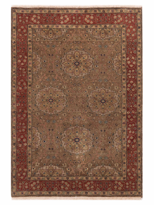 Rajpur Platinum  Green Rust Traditional