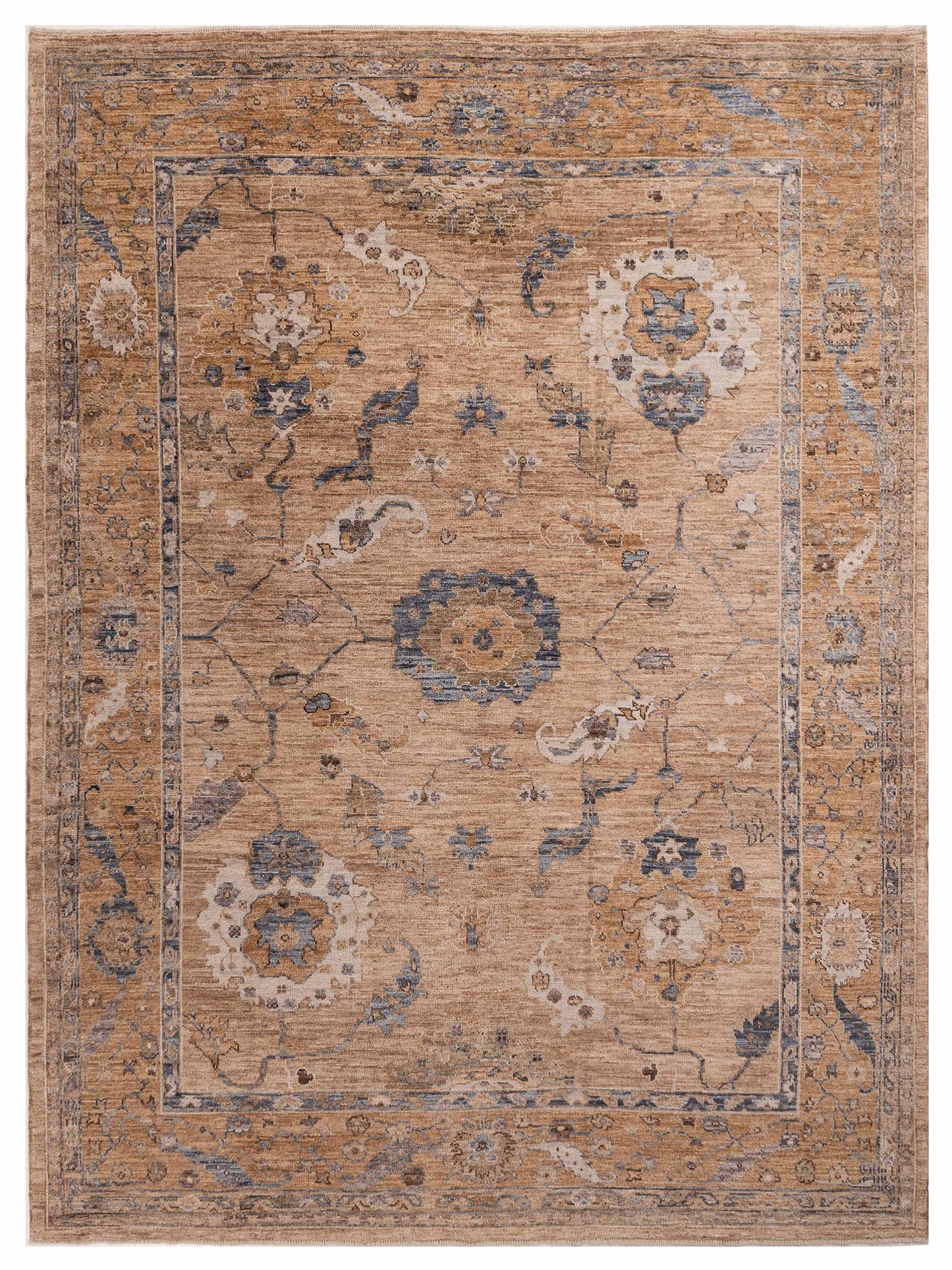 Anadol Angora Oushak  Gold Gold Traditional