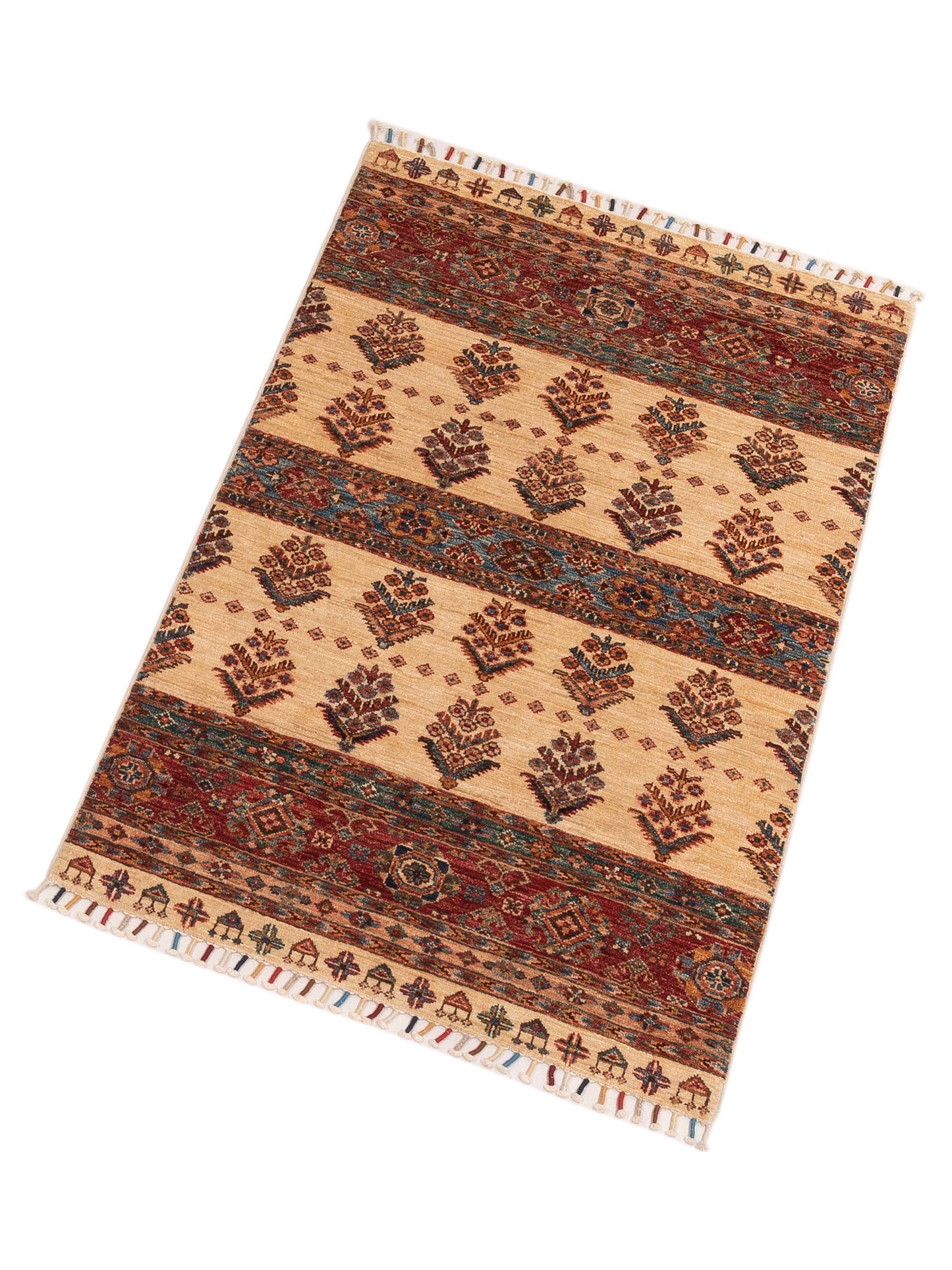 Khorjin 148800 Multi Multi 3.1x4.11 Hand Knotted Rug
