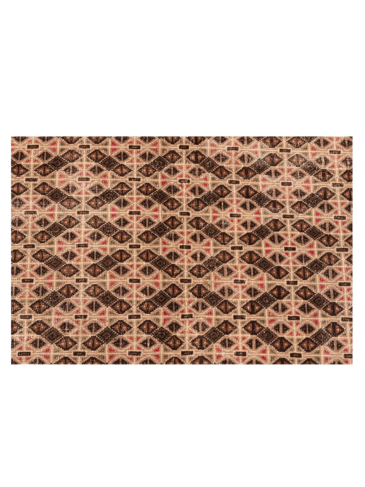Persian 147655 Ivory Brown 4.7x6.4 Hand Knotted Rug