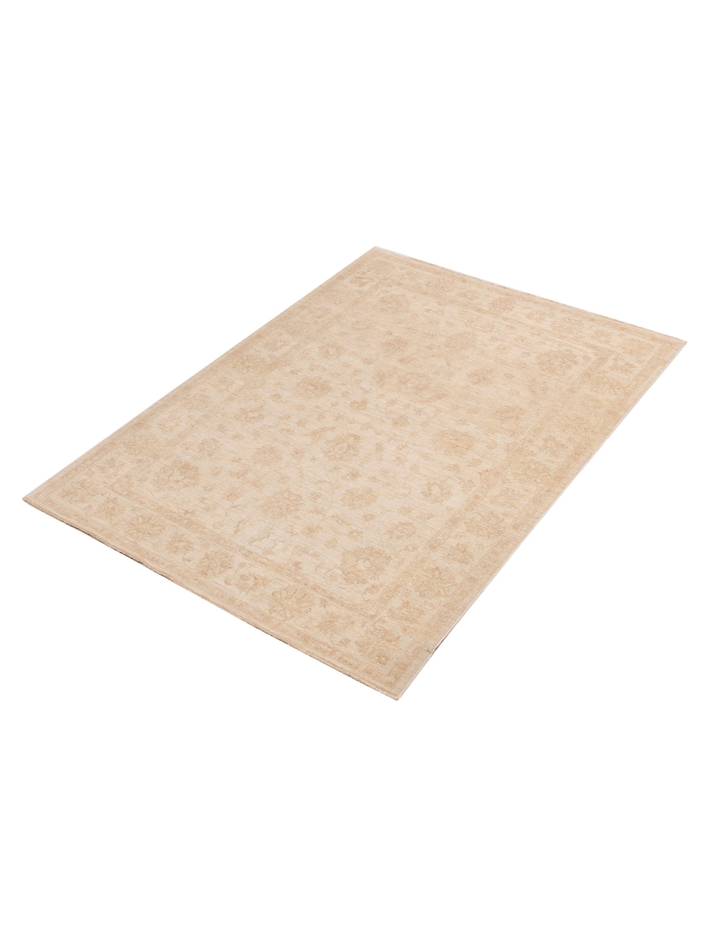 Sultan 116763 Ivory Ivory 5.6x7.8 Hand Knotted Rug