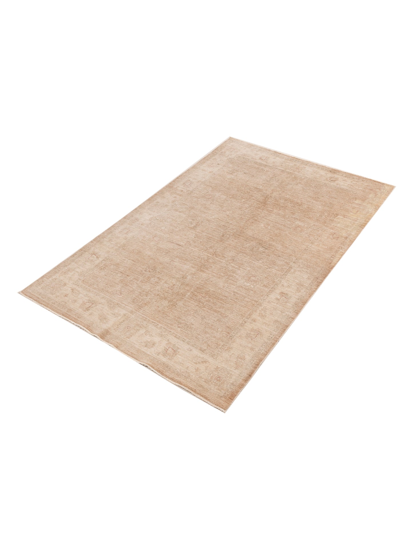 Sultan 116809 Brown Ivory 5.8x8.9 Hand Knotted Rug