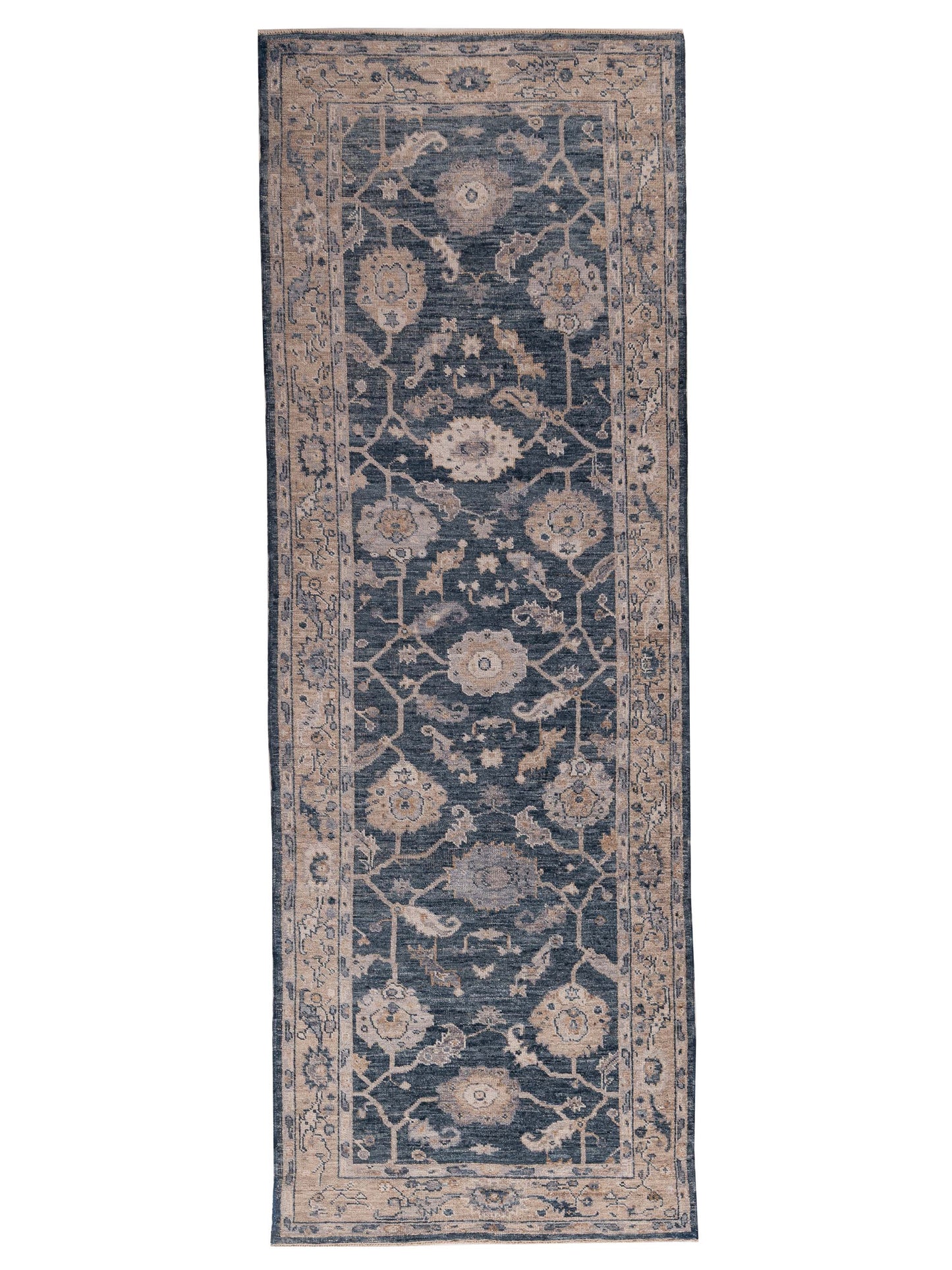 Anadol Angora Oushak  Blue Cream Traditional