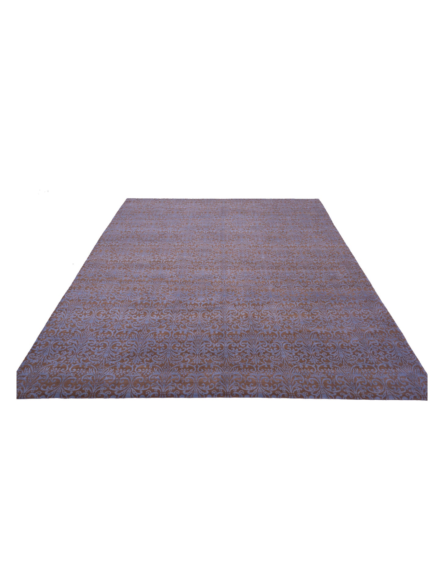 Nepalese 104149 Gold Gold 9x12 Hand Knotted Rug