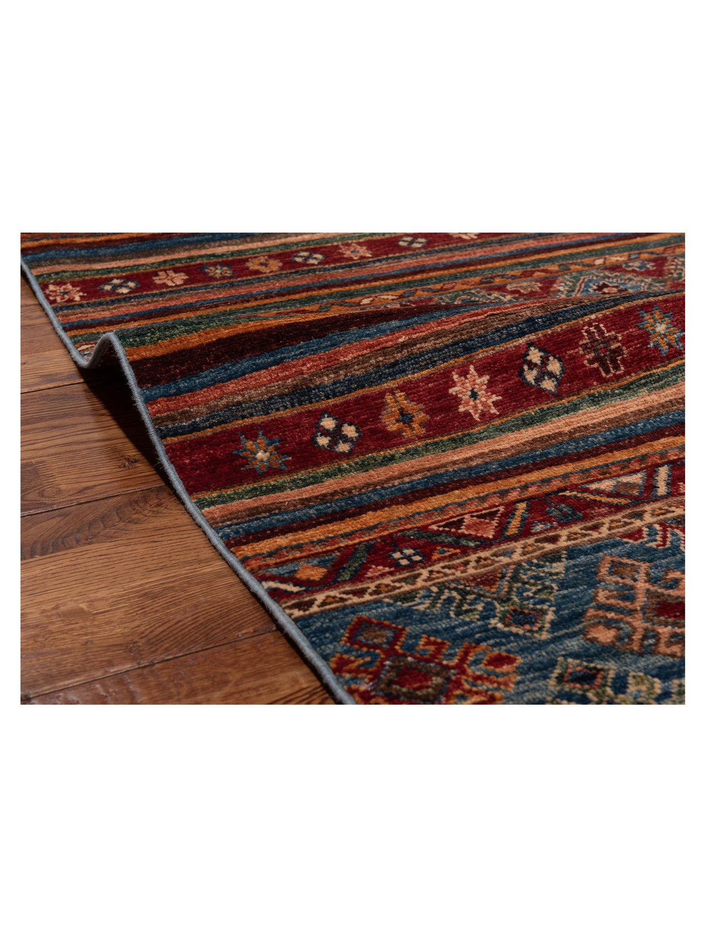 Khorjin 149073 Multi Multi 3.4x4.11 Hand Knotted Rug