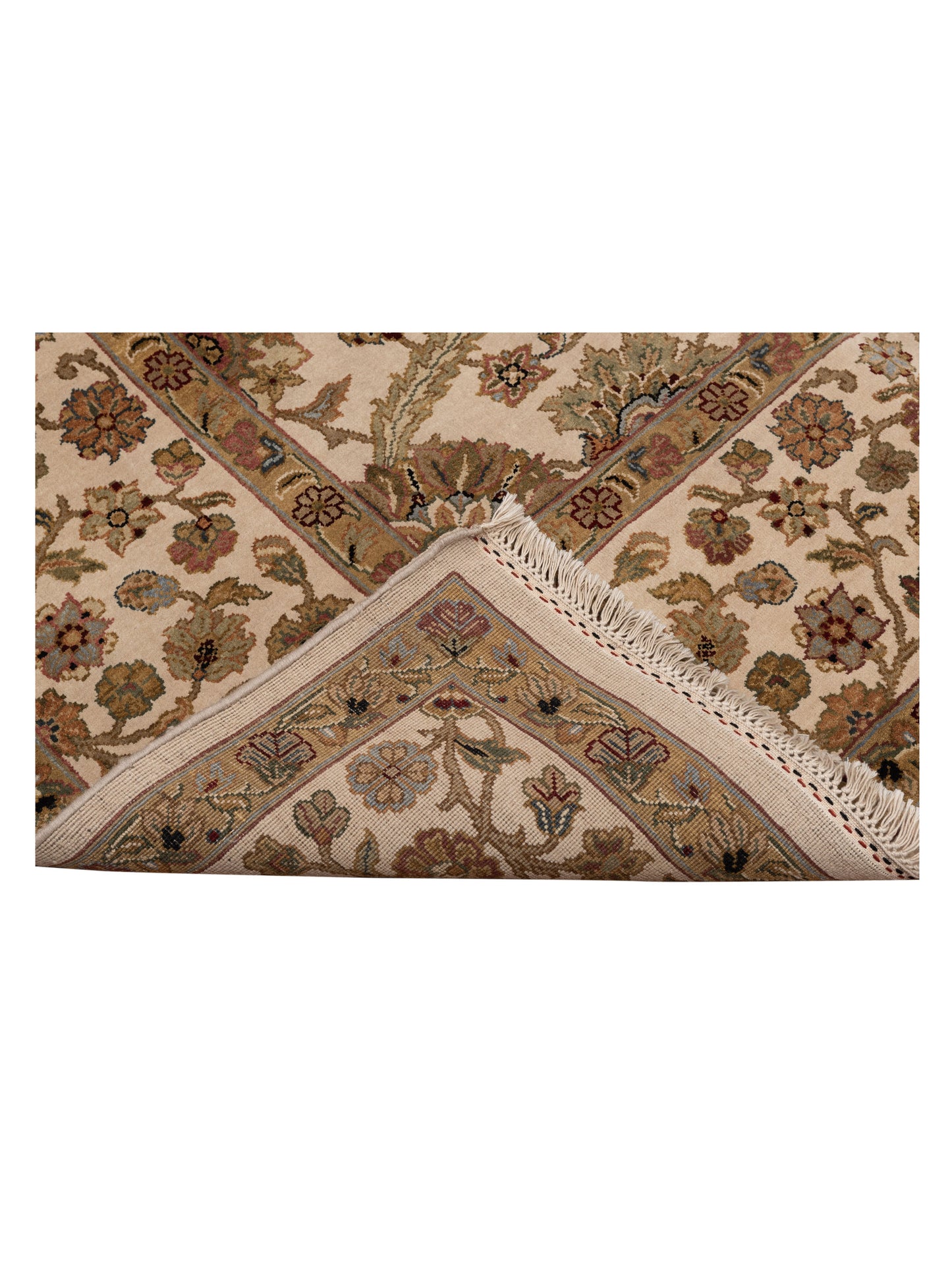 Crown 81561 Ivory Ivory 8.1x10 Hand Knotted Rug