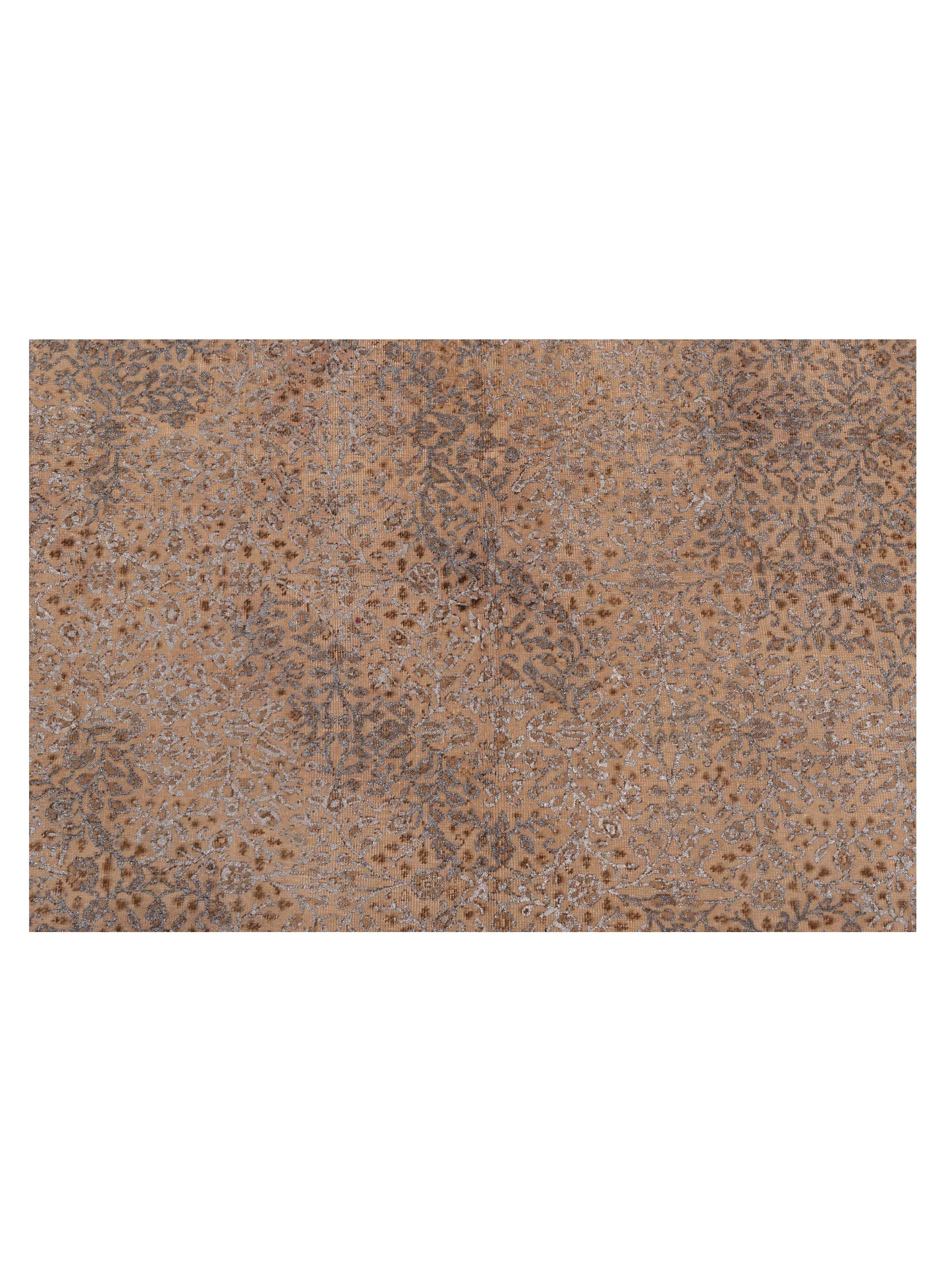 Vintage 108304 Beige 6.5x9.4 Hand Knotted Rug