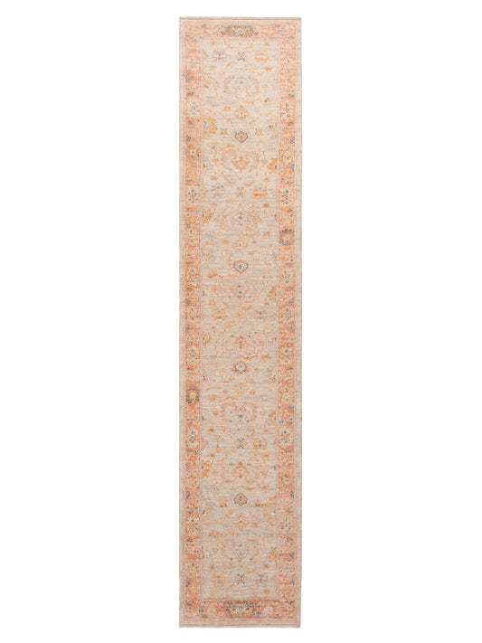 Anadol Angora Oushak  Ivory Rust Traditional
