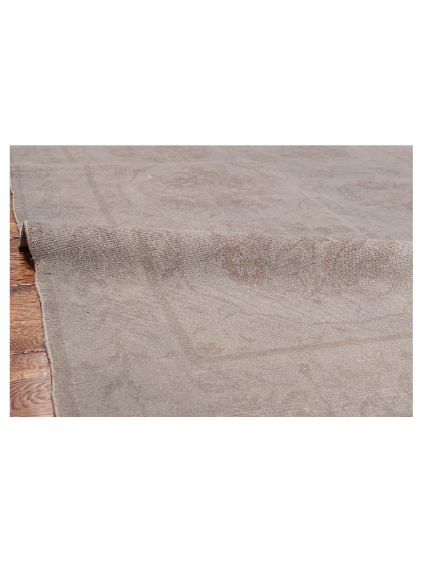 Vintage 107503 Gray 5x6.3 Hand Knotted Rug