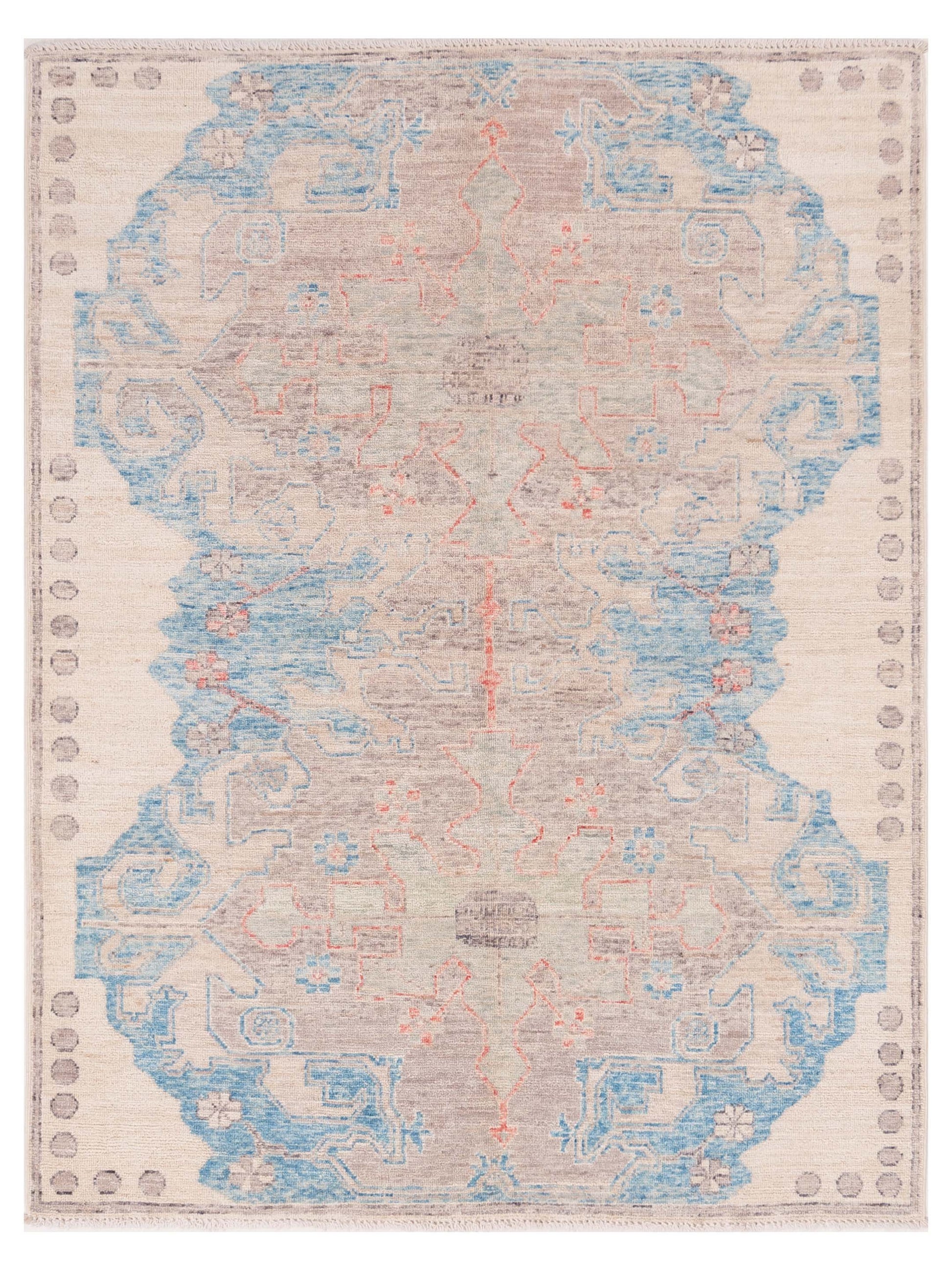 Pasha Anadol Oushak  Brown Blue Traditional