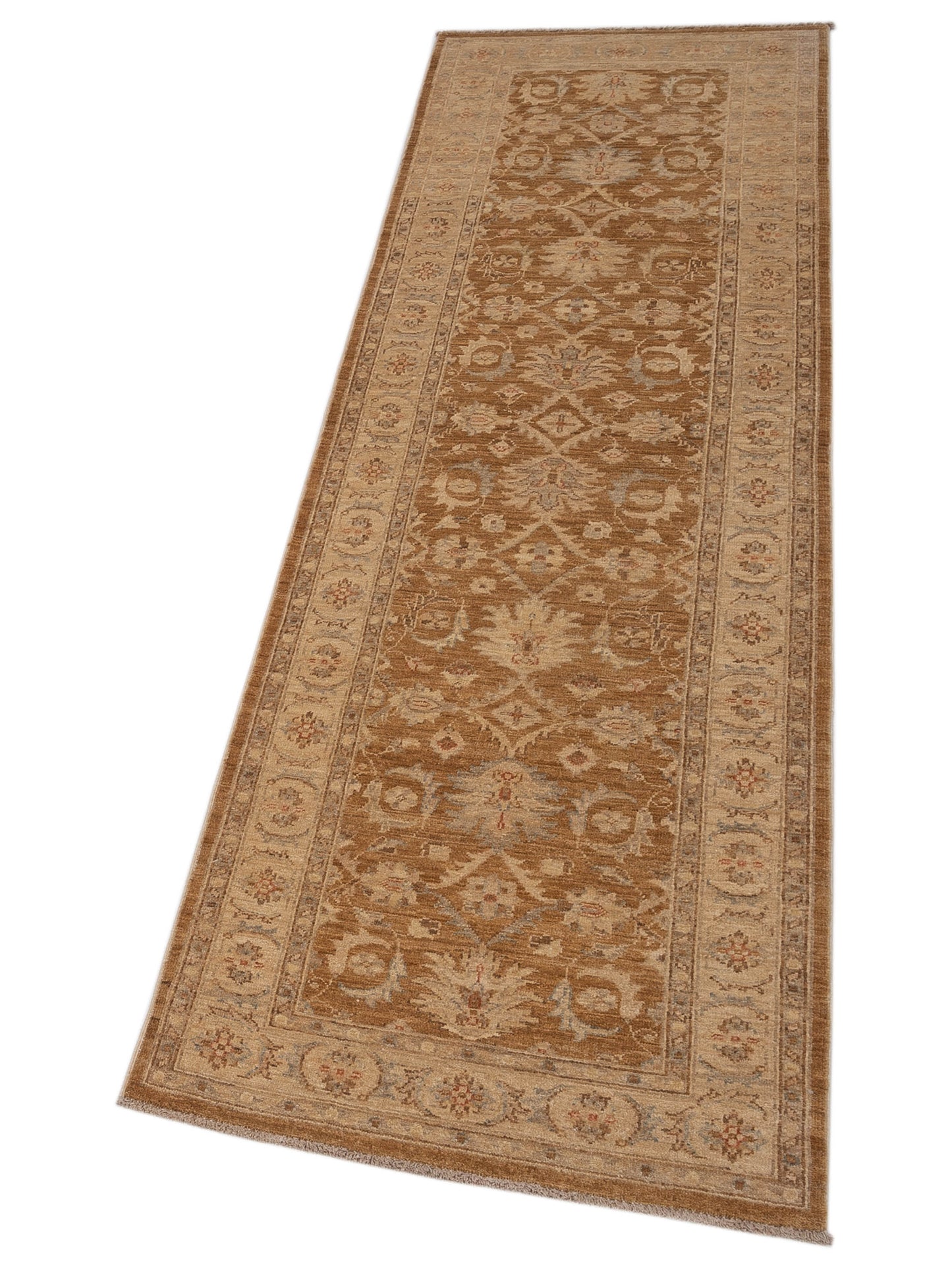Sultan 119023 Brown Gold 2.9x9.10 Hand Knotted Rug