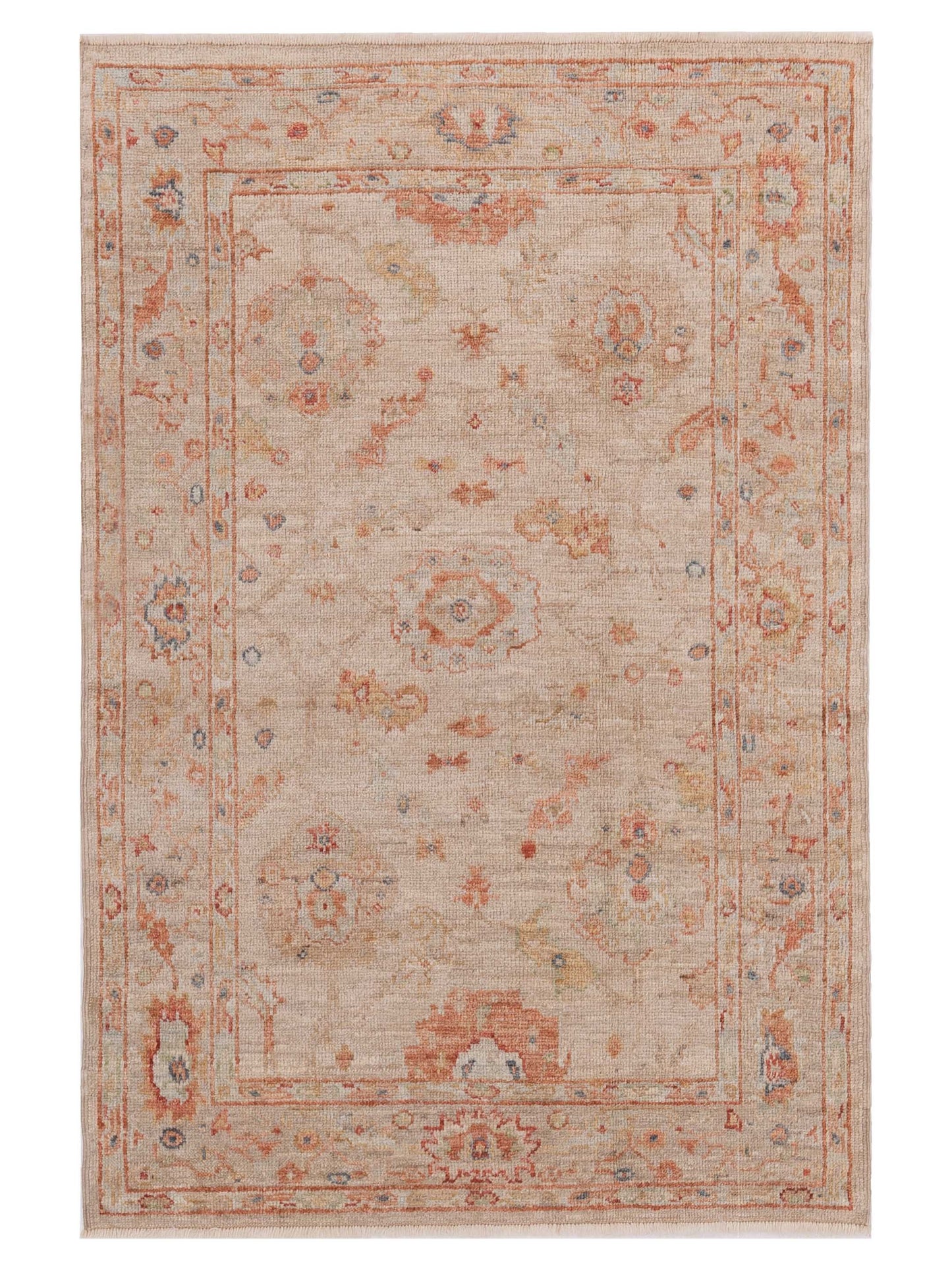 Anadol Angora Oushak  Ivory Ivory Traditional