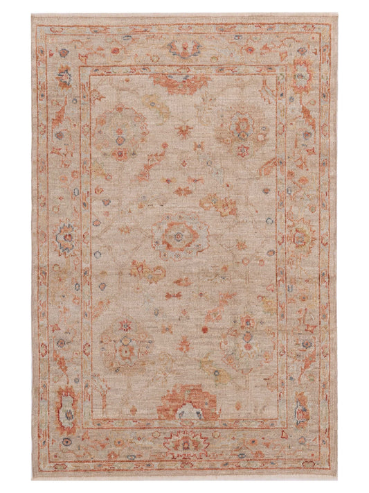 Anadol Angora Oushak  Ivory Ivory Traditional