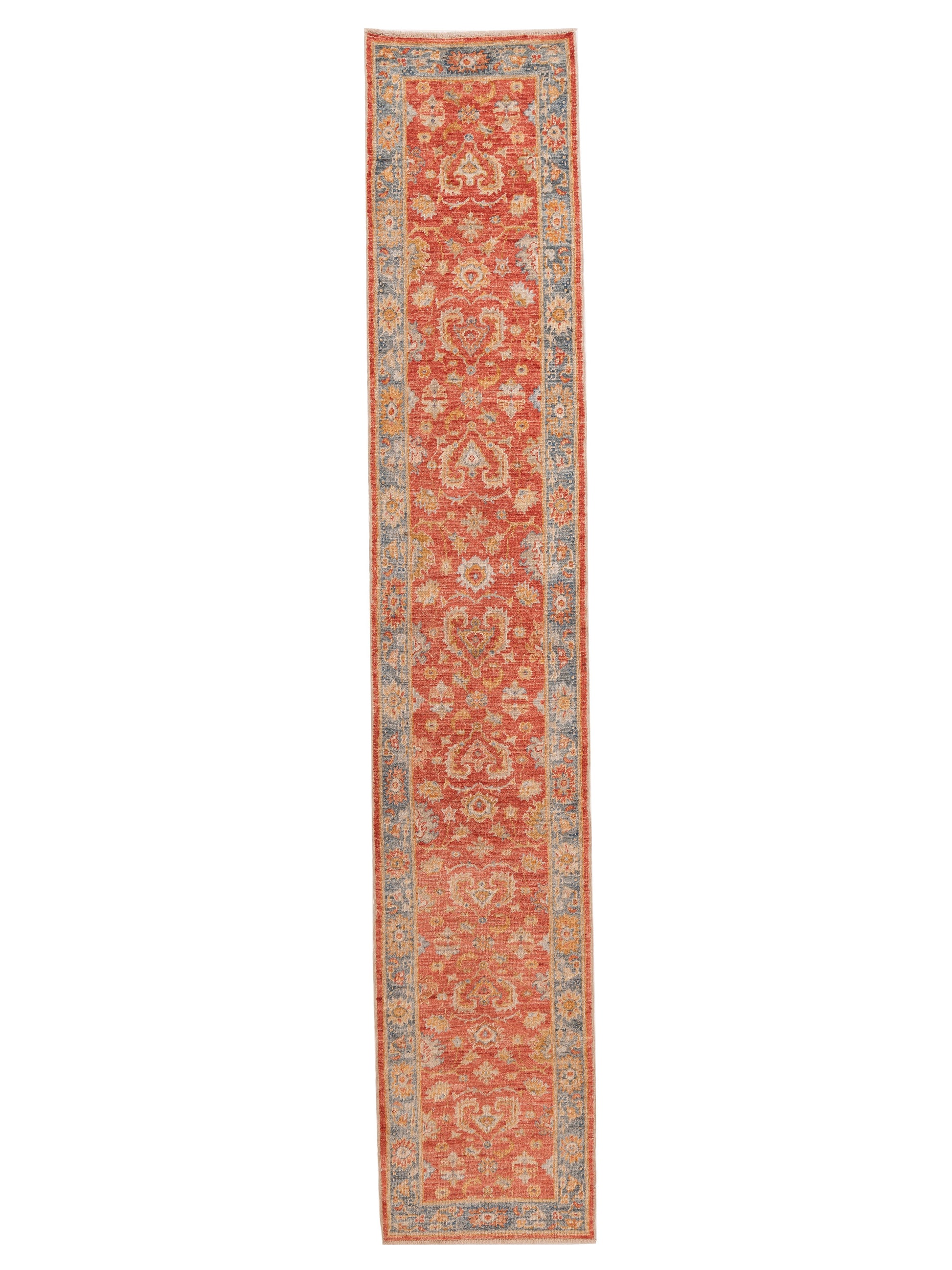 Anadol Angora Oushak  Red Blue Traditional