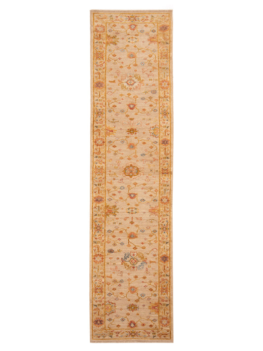 Anadol Angora Oushak  Ivory Silver Traditional